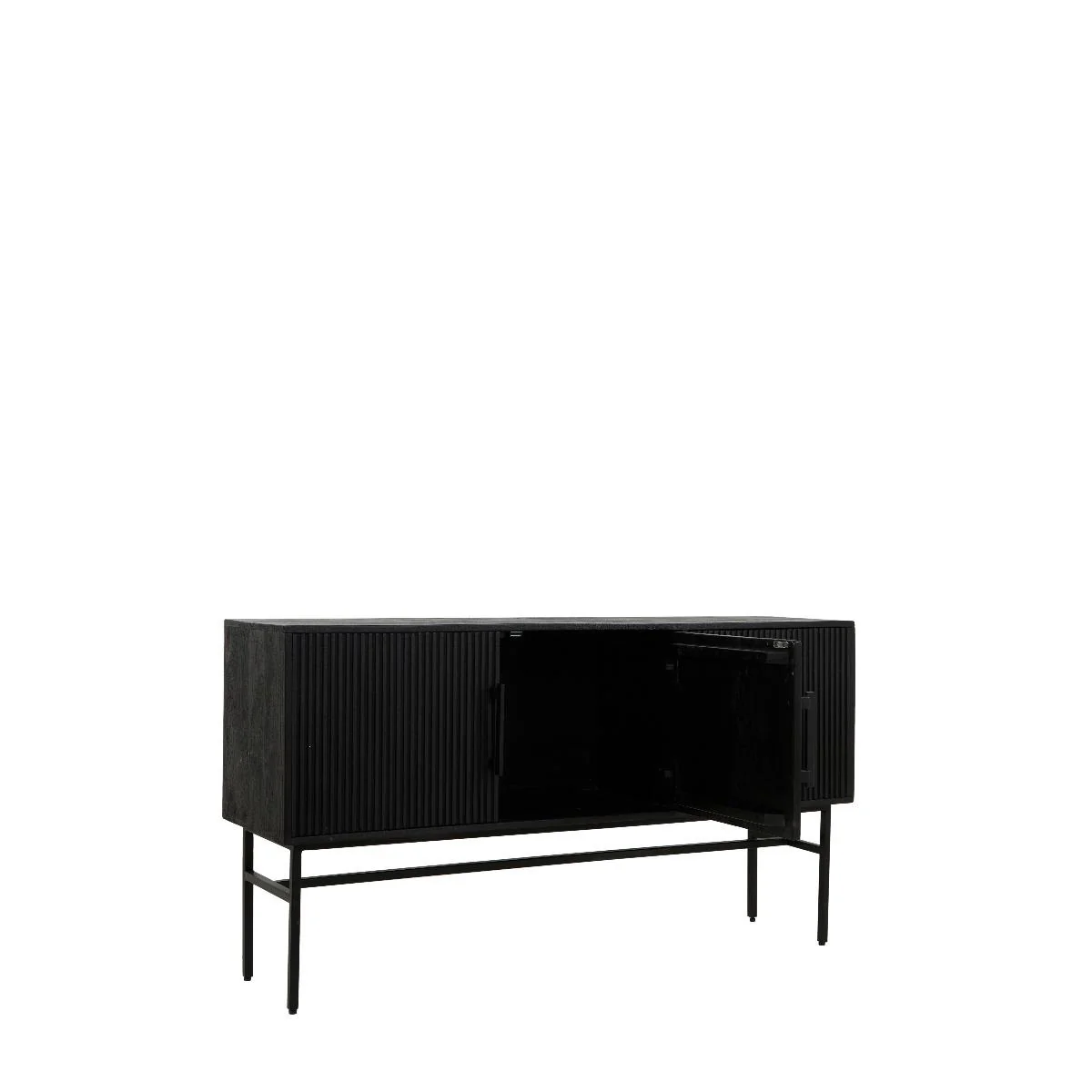 Light & Living - Abage wandkast 150x40x80 cm hout zwart - Image 8
