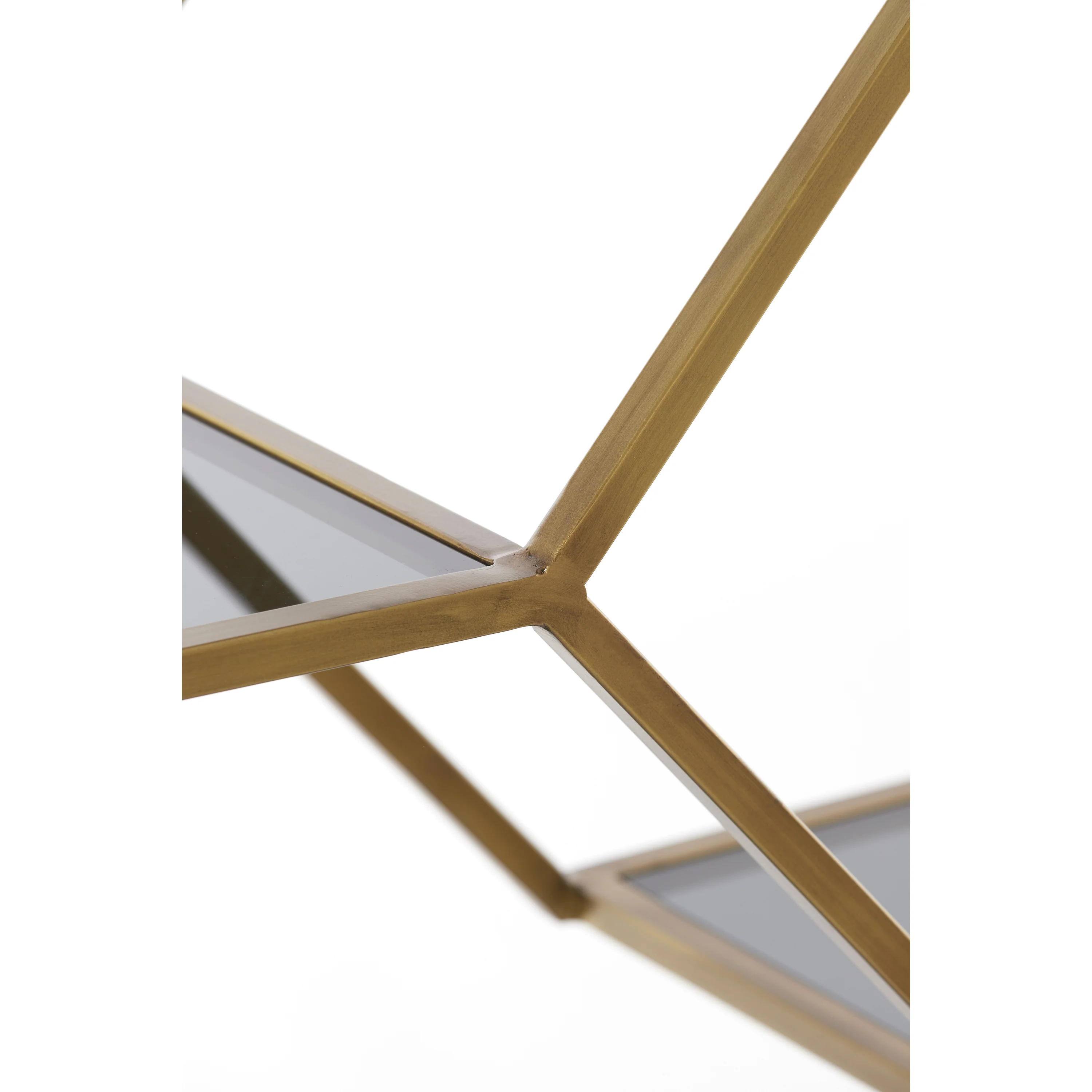 Light & Living - Aino kast open 100x34x214 cm glas smoke|antiek brons - Image 3