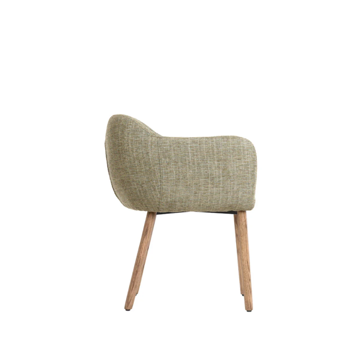 Light & Living - Blaine eetkamerstoel - groen+hout donkerbruin - Image 4