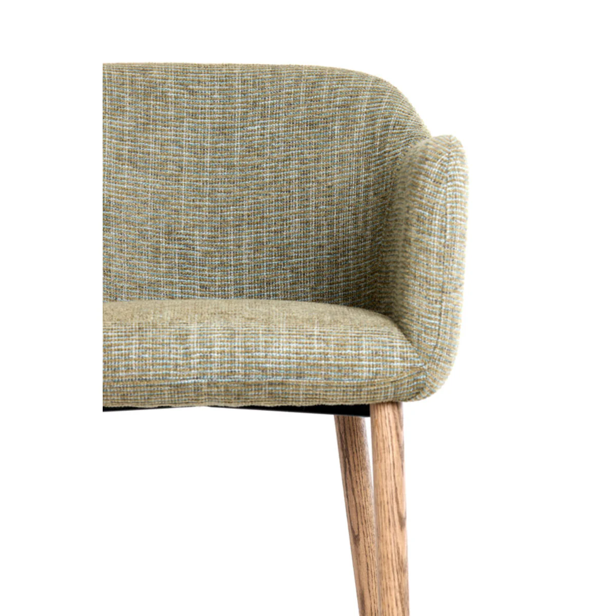 Light & Living - Blaine eetkamerstoel - groen+hout donkerbruin - Image 7