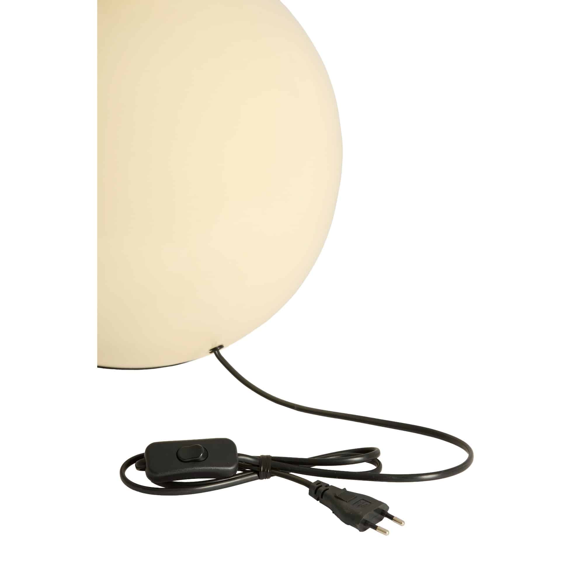 Light & Living Lampvoet Benao - Glanzend Crème - Ø31x53cm - Image 7