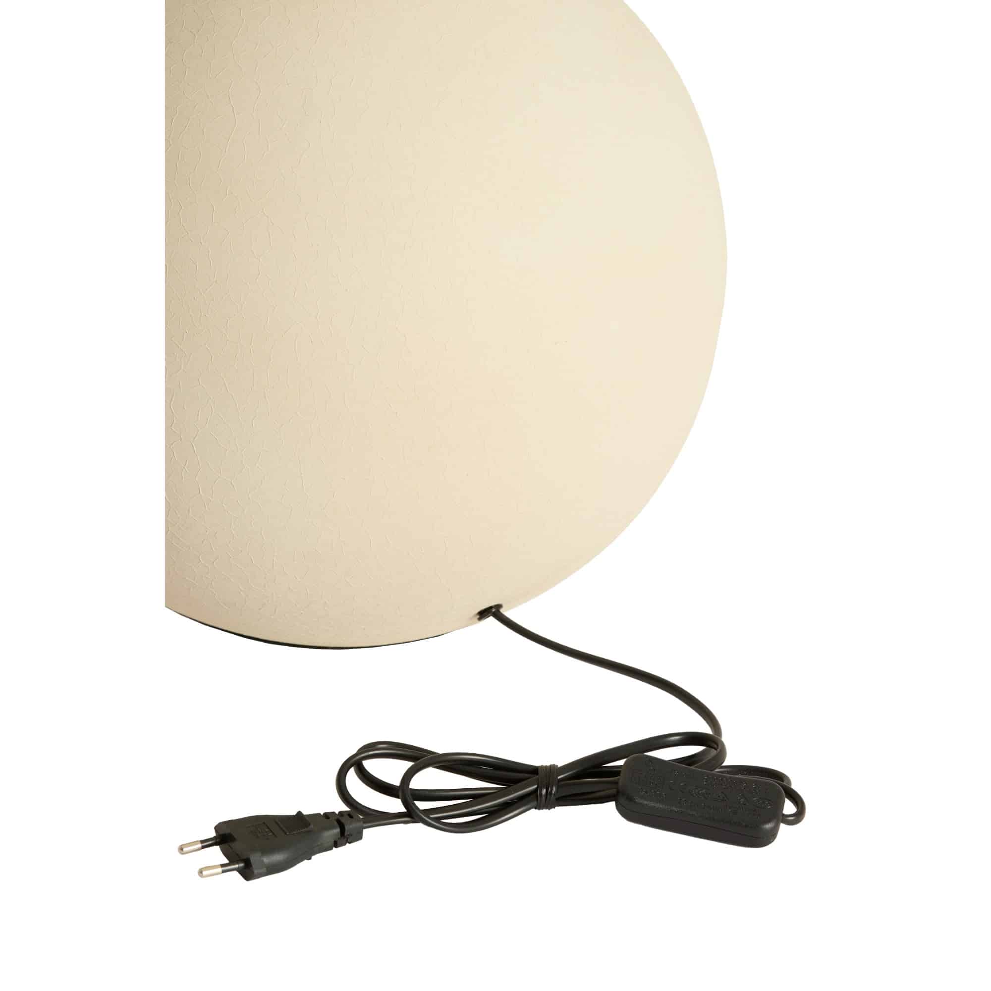 Light & Living Lampvoet Benao - Mat Crème - Ø31x53cm - Image 5
