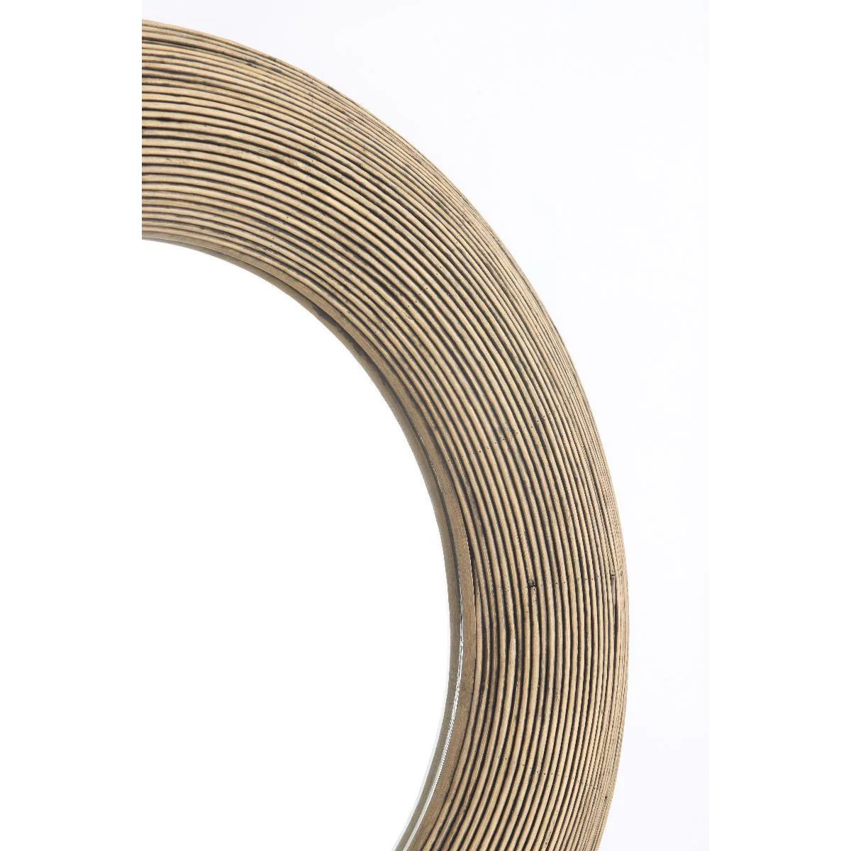 Light & Living - Piedre spiegel Ø71x4,5 cm - rotan bruin - Image 3