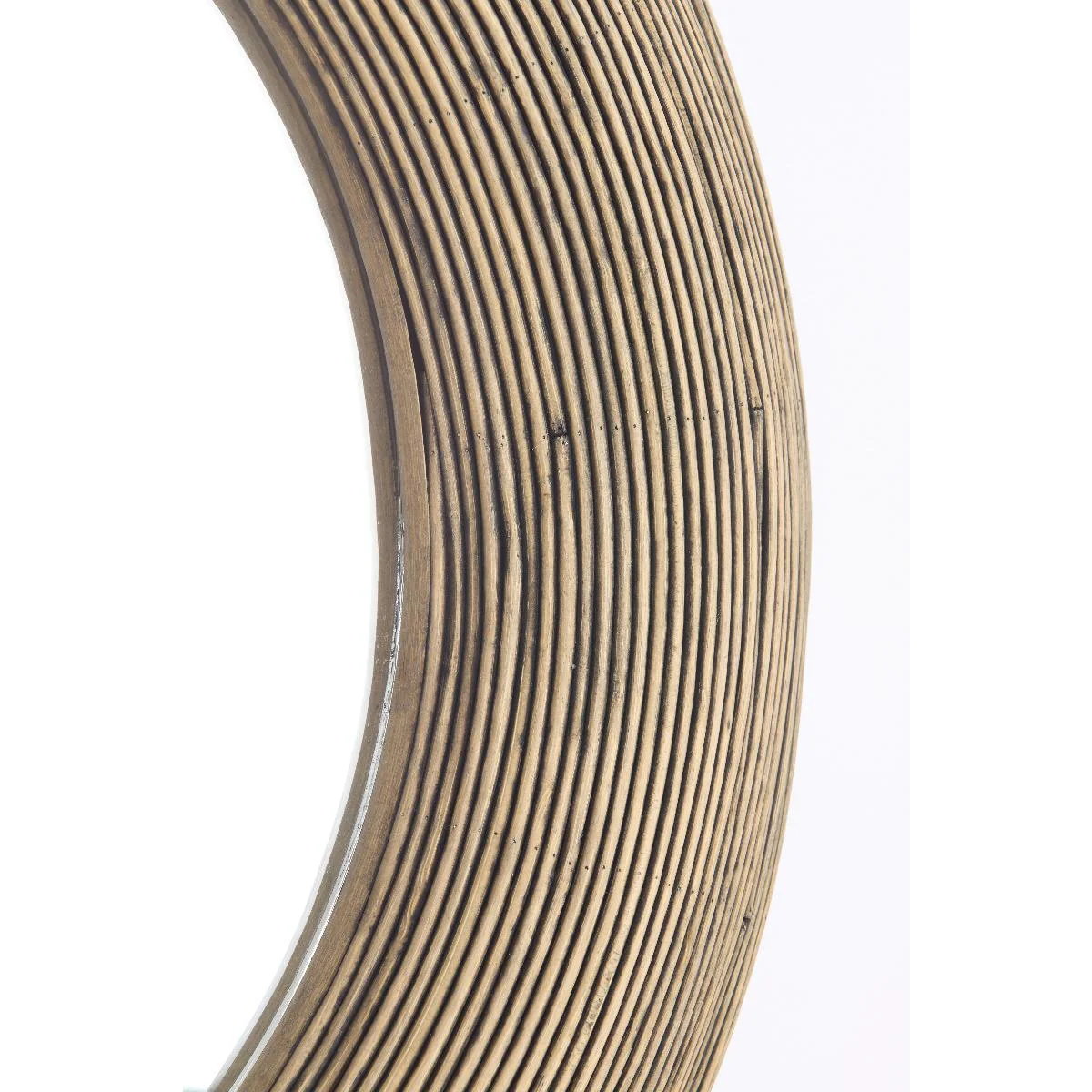 Light & Living - Piedre spiegel Ø71x4,5 cm - rotan bruin - Image 4