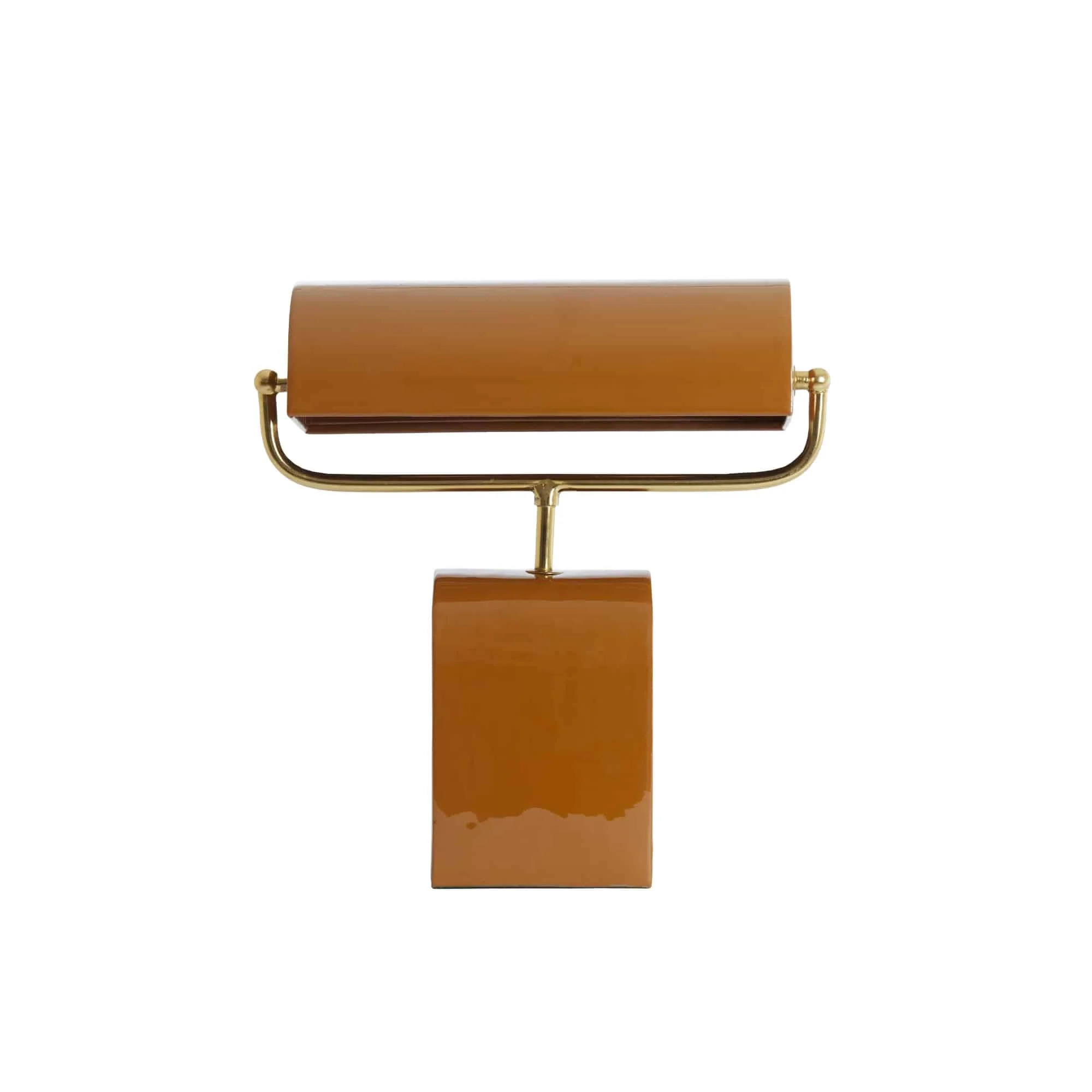 Light & Living Tafellamp Cardona - Bruin - 35x15.5x38cm