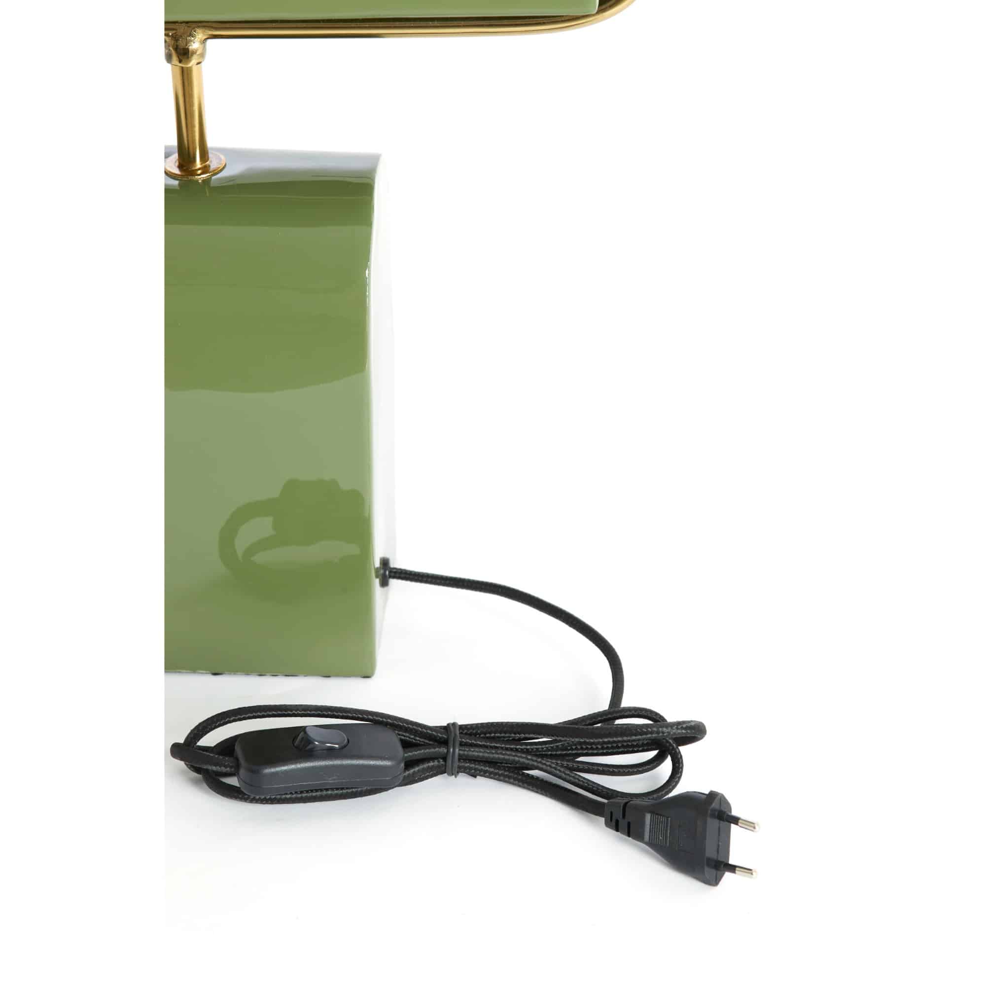 Light & Living Tafellamp Cardona - Groen - 35x15.5x38cm - Image 6