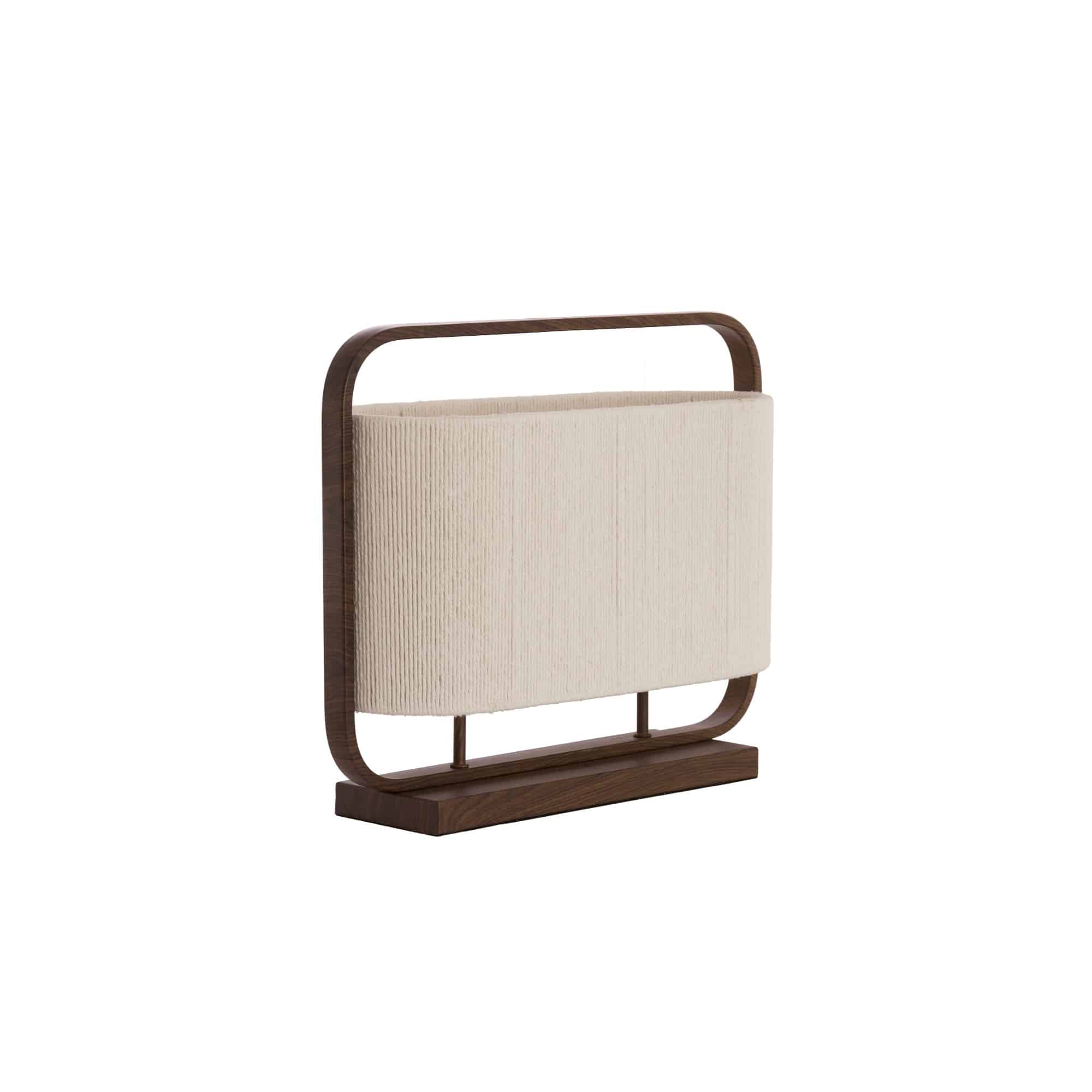 Light & Living Tafellamp Lecce - Donkerbruin - 45x15x37.5cm - Image 3