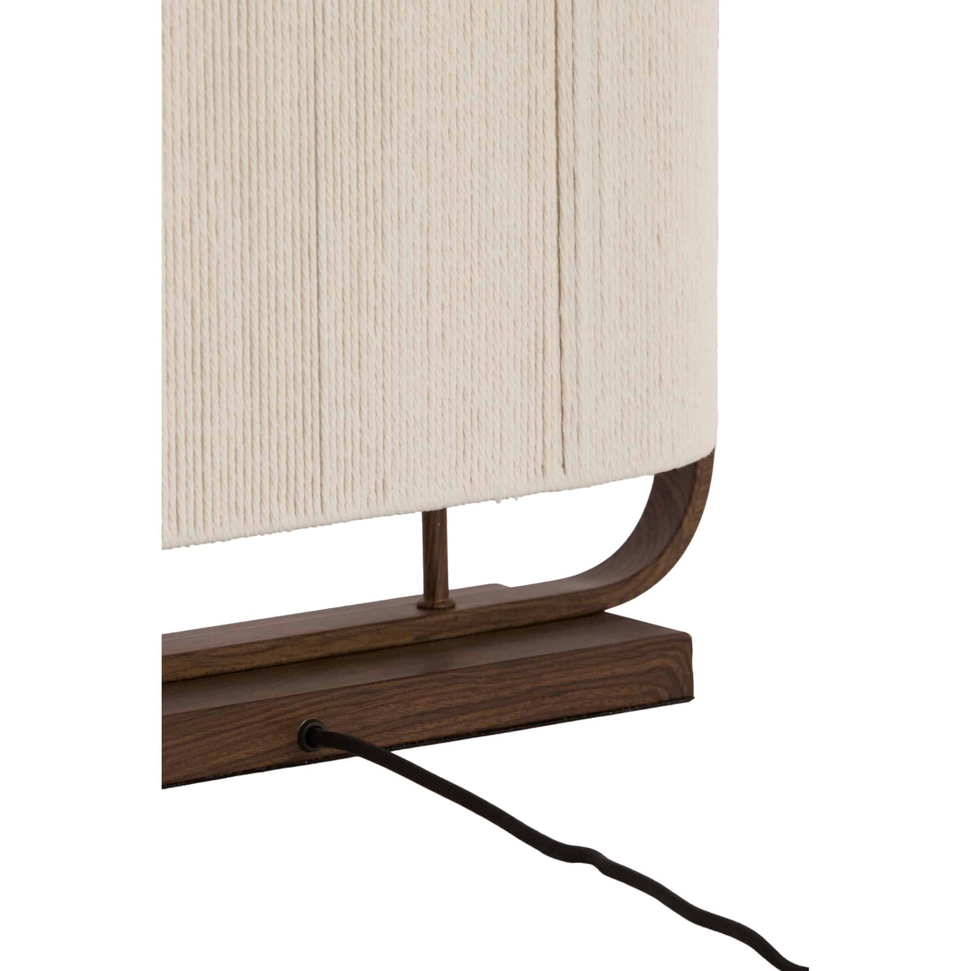 Light & Living Tafellamp Lecce - Donkerbruin - 45x15x37.5cm - Image 7
