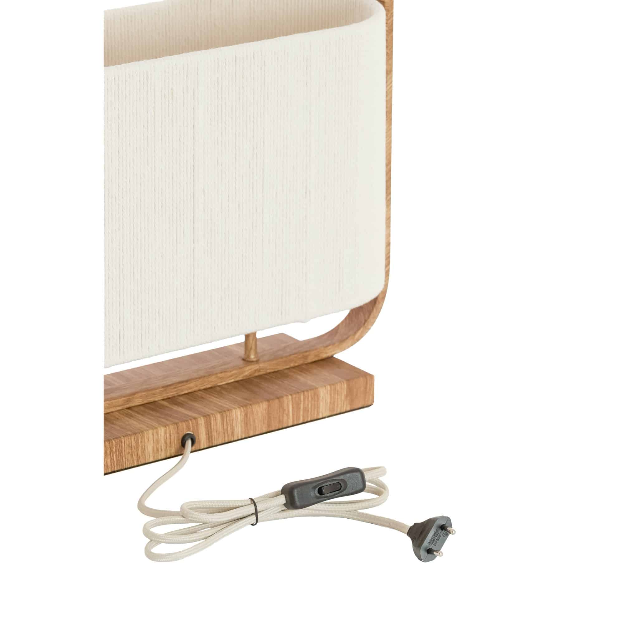 Light & Living Tafellamp Lecce - Naturel - 45x15x37.5cm - Image 8