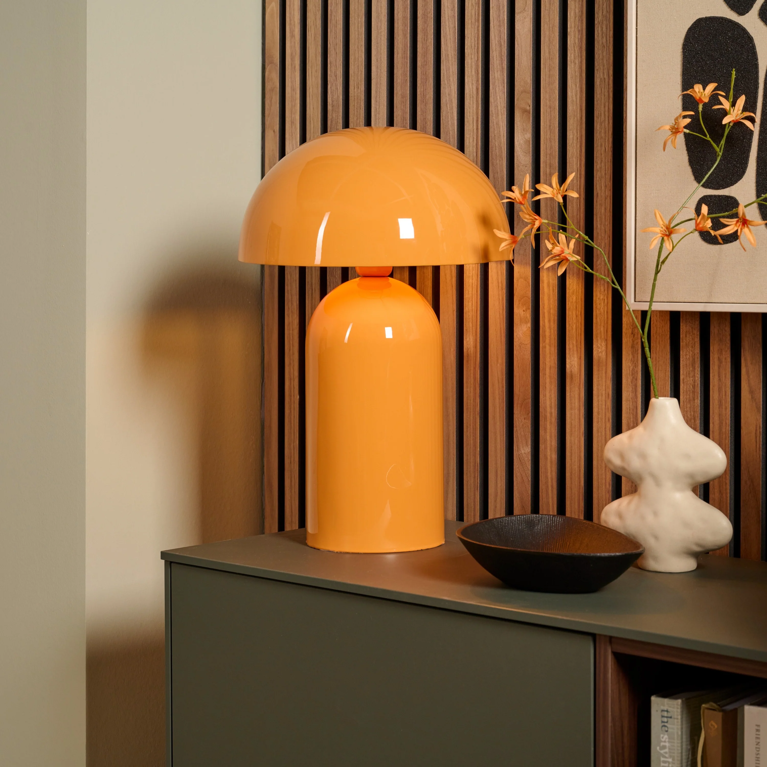 Light & Living - tafellamp - Tolima - oranje - metaal - bureaulamp - - Image 3
