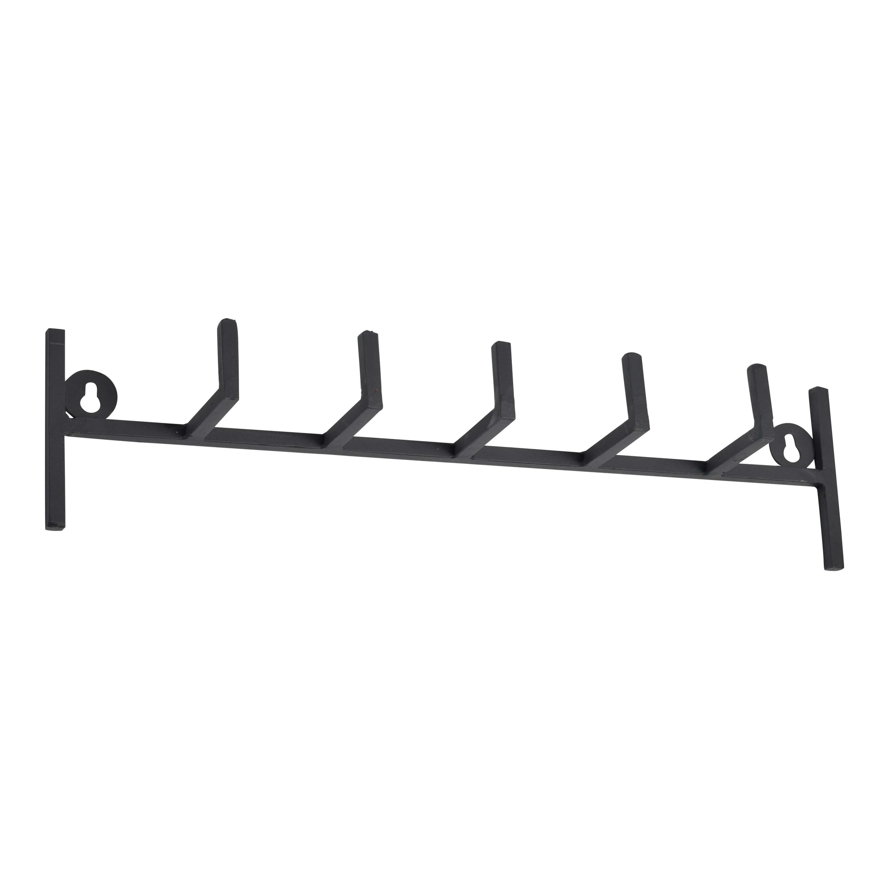 LOFT42 Hook Kapstok met 5 Haken - Metaal - Mat Zwart - 10x40x10 - Image 3