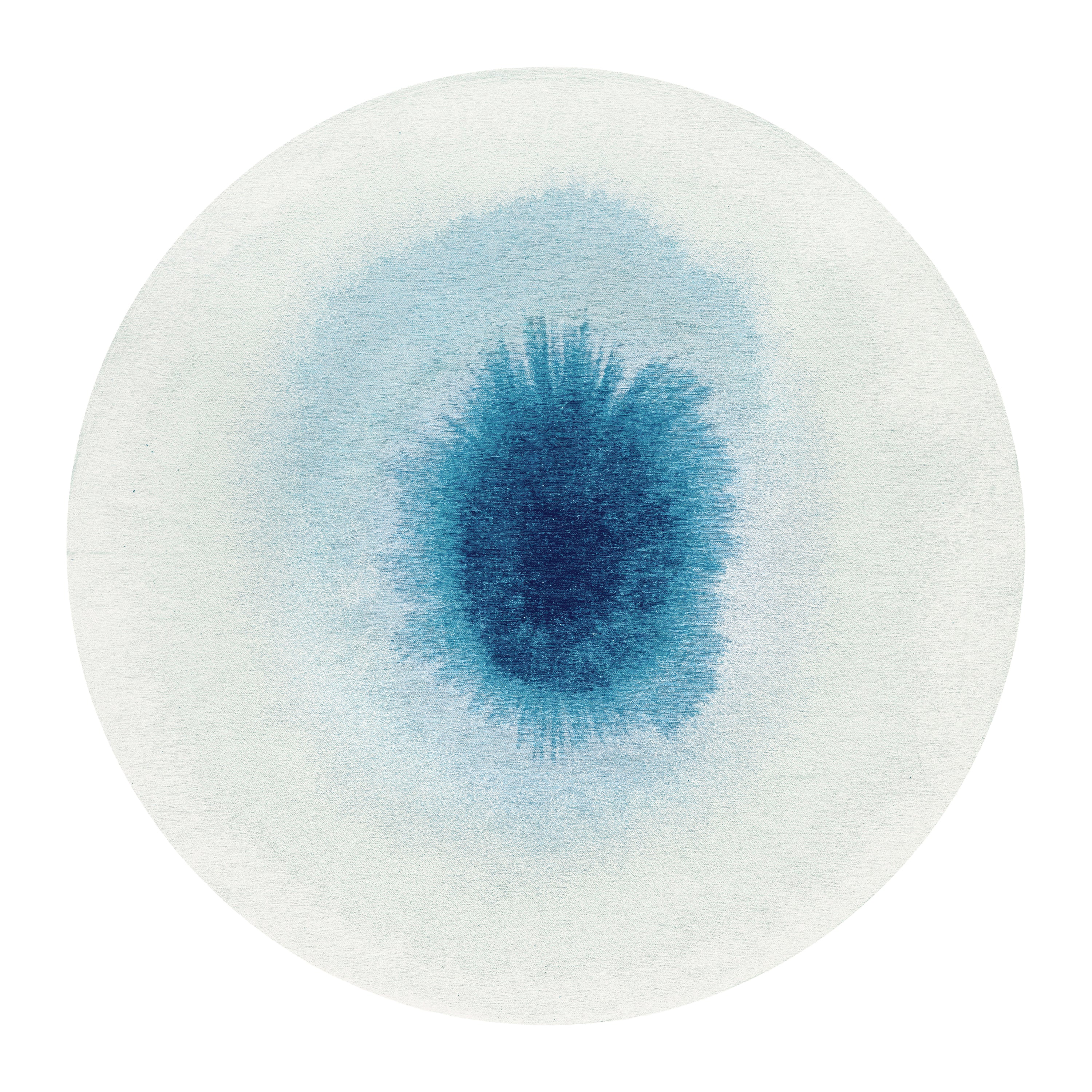 Louis de Poortere Drop Vloerkleed Ø 240 cm - Dream In Blue