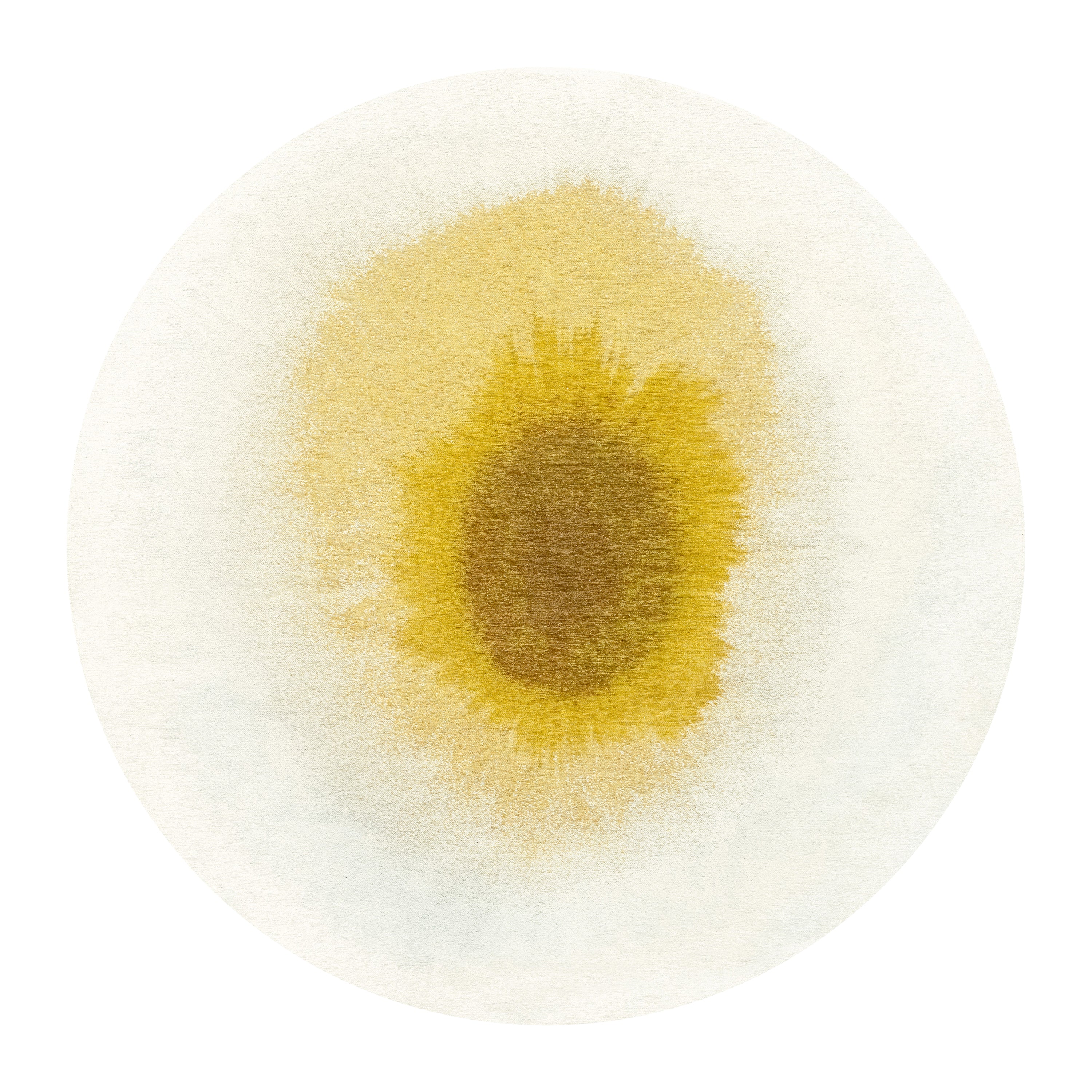 Louis de Poortere Drop Vloerkleed Ø 240 cm - Gold Moss