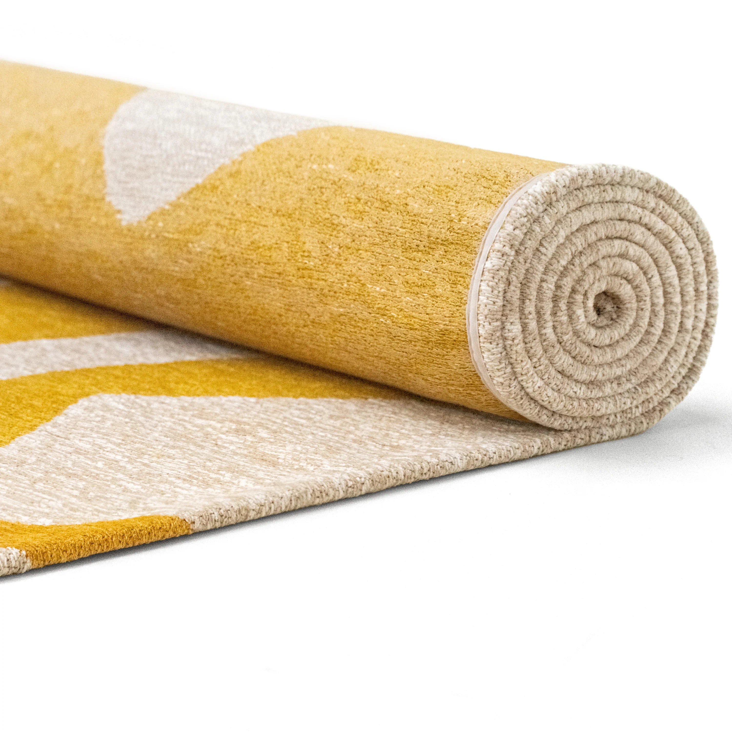 Louis de Poortere Ribbon Vloerkleed 200 x 280 cm - Pure Yellow - Image 6
