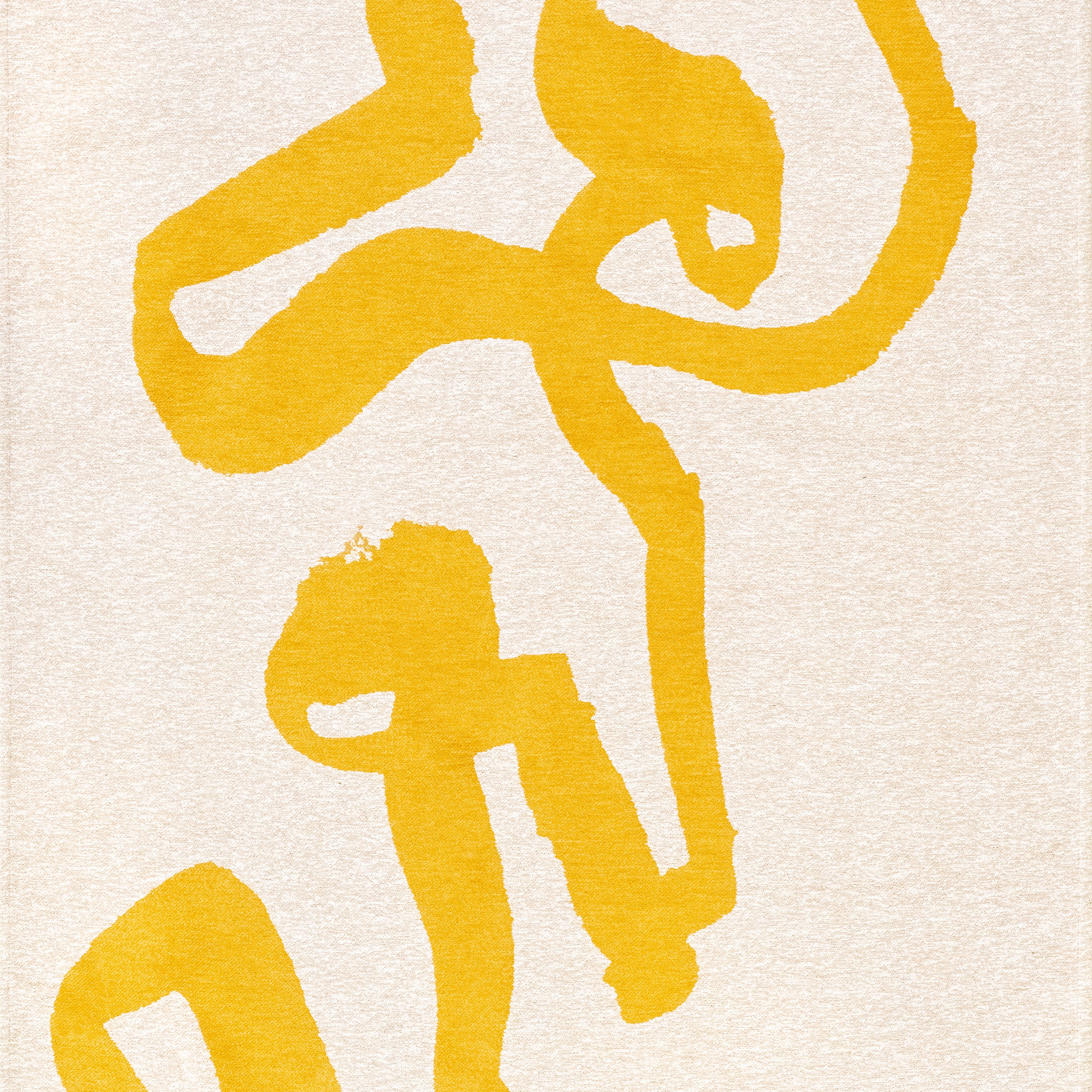 Louis de Poortere Ribbon Vloerkleed 200 x 280 cm - Pure Yellow - Image 3