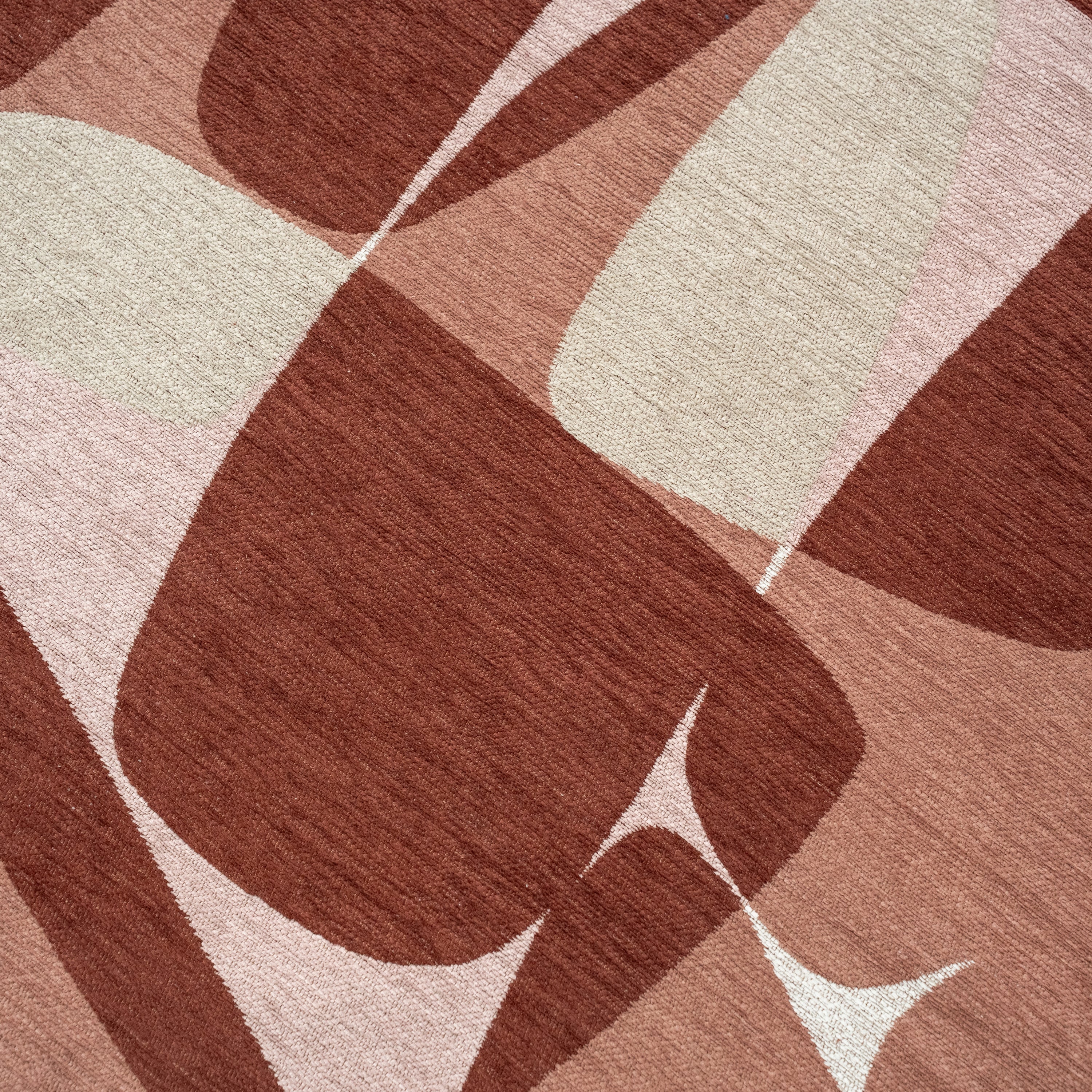 Louis de Poortere Stones Vloerkleed 240 x 340 cm - Cherry Mocha - Image 6