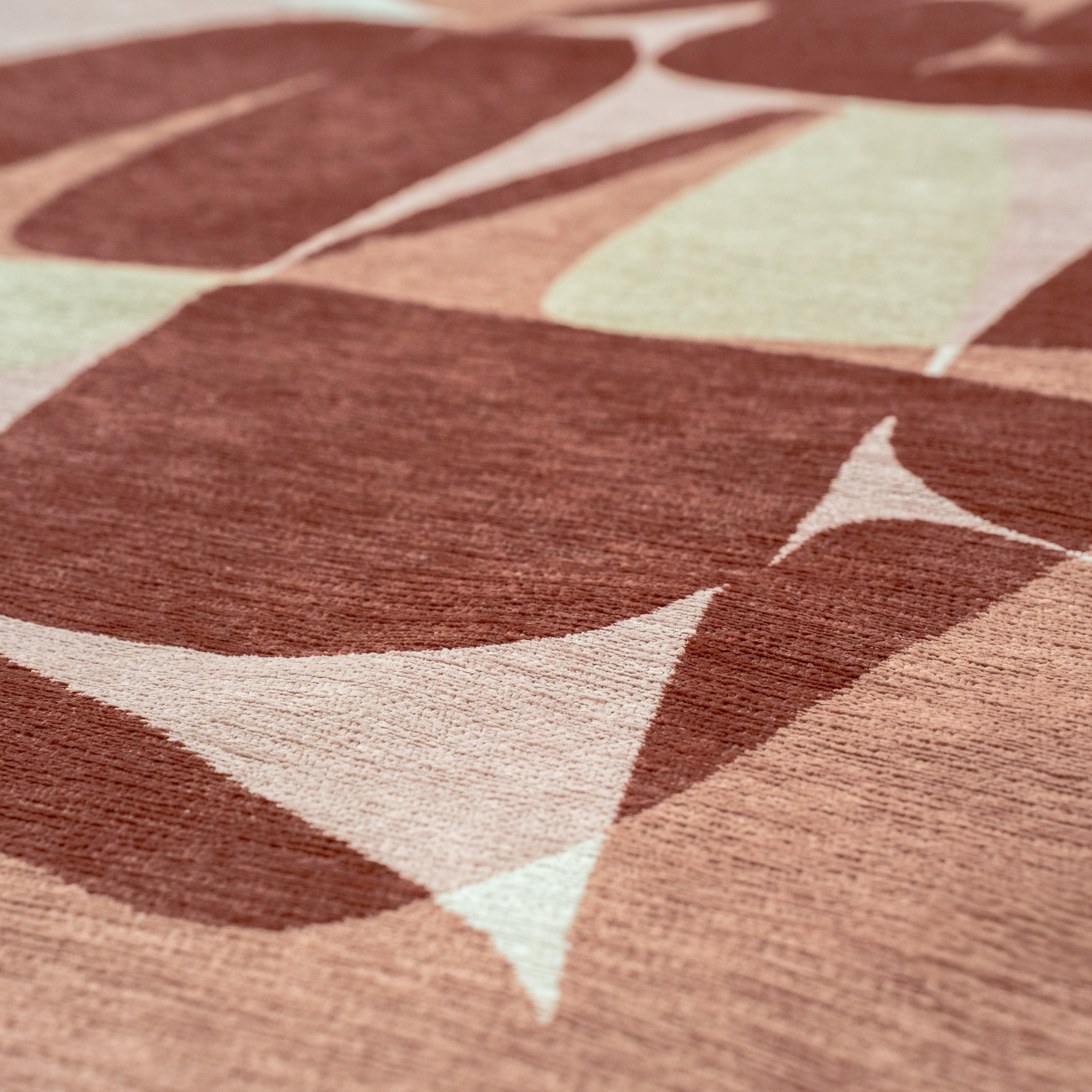 Louis de Poortere Stones Vloerkleed 240 x 340 cm - Cherry Mocha - Image 7