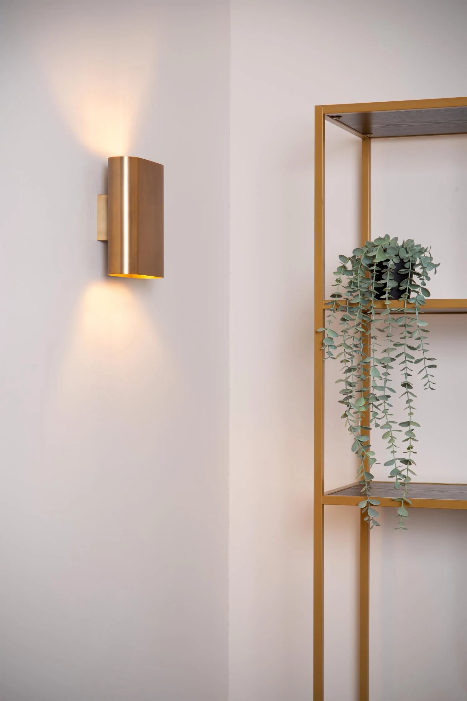 Lucide OVALIS Wandlamp - Mat Goud | Messing - Image 10