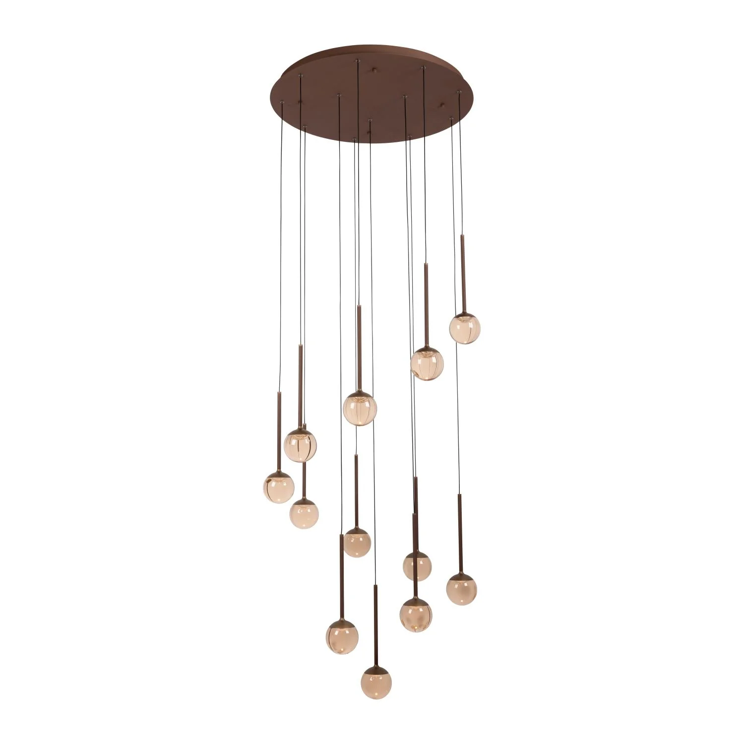 Lucide Premium CALINA Hanglamp - Koffie - Image 3