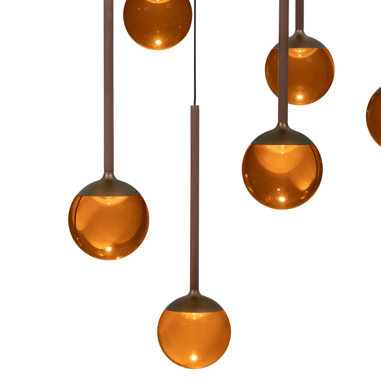 Lucide Premium CALINA Hanglamp - Koffie - Image 4