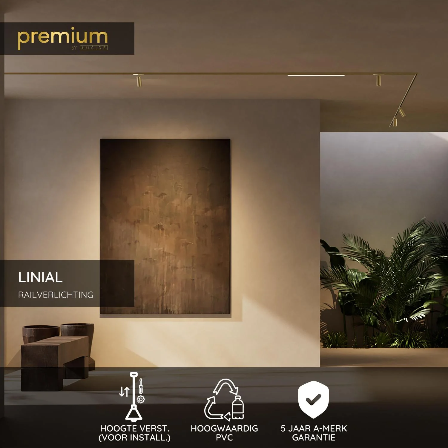 Lucide Premium LINIAL Railverlichting - Champagne kleur - Image 2