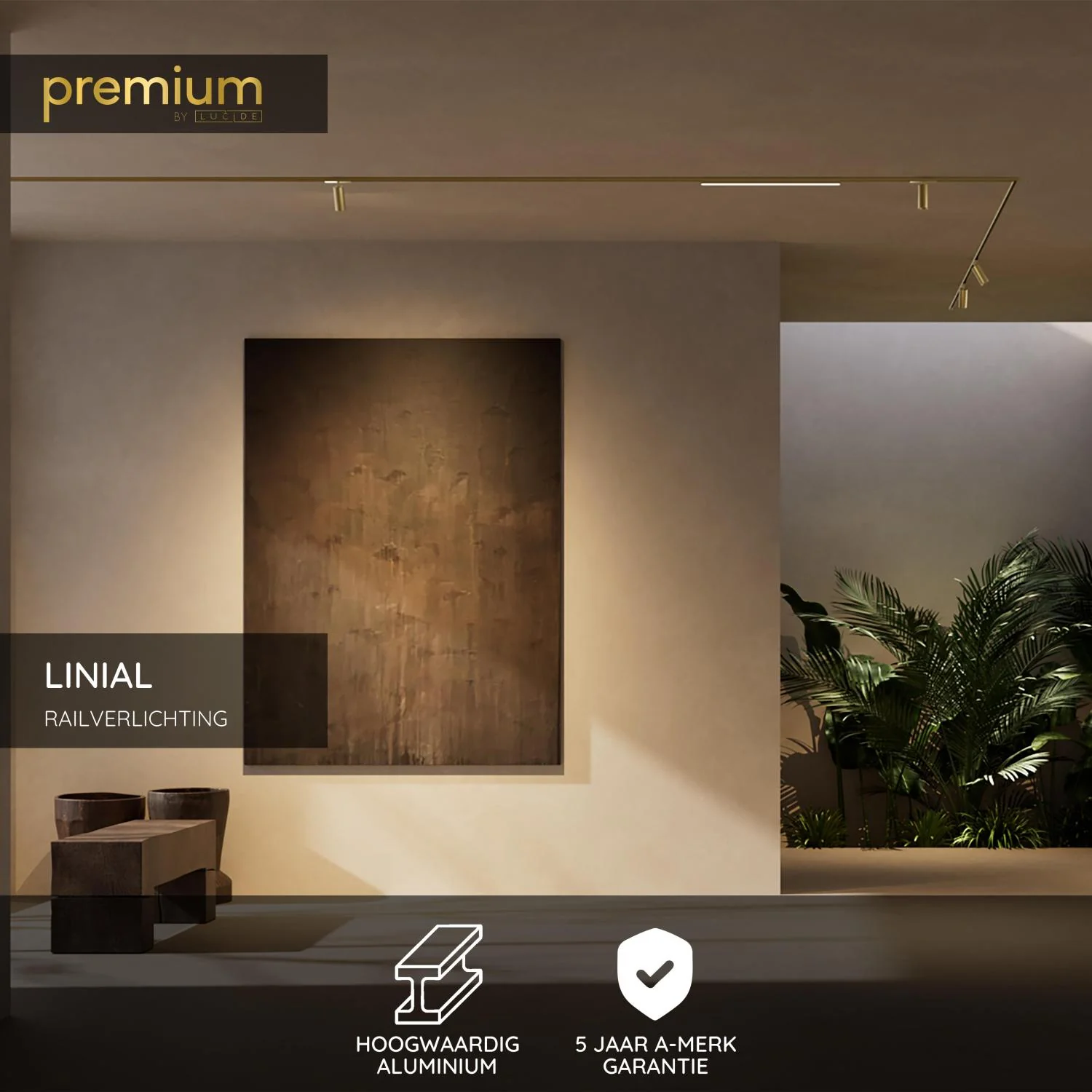 Lucide Premium LINIAL Railverlichting - Champagne kleur - Image 2