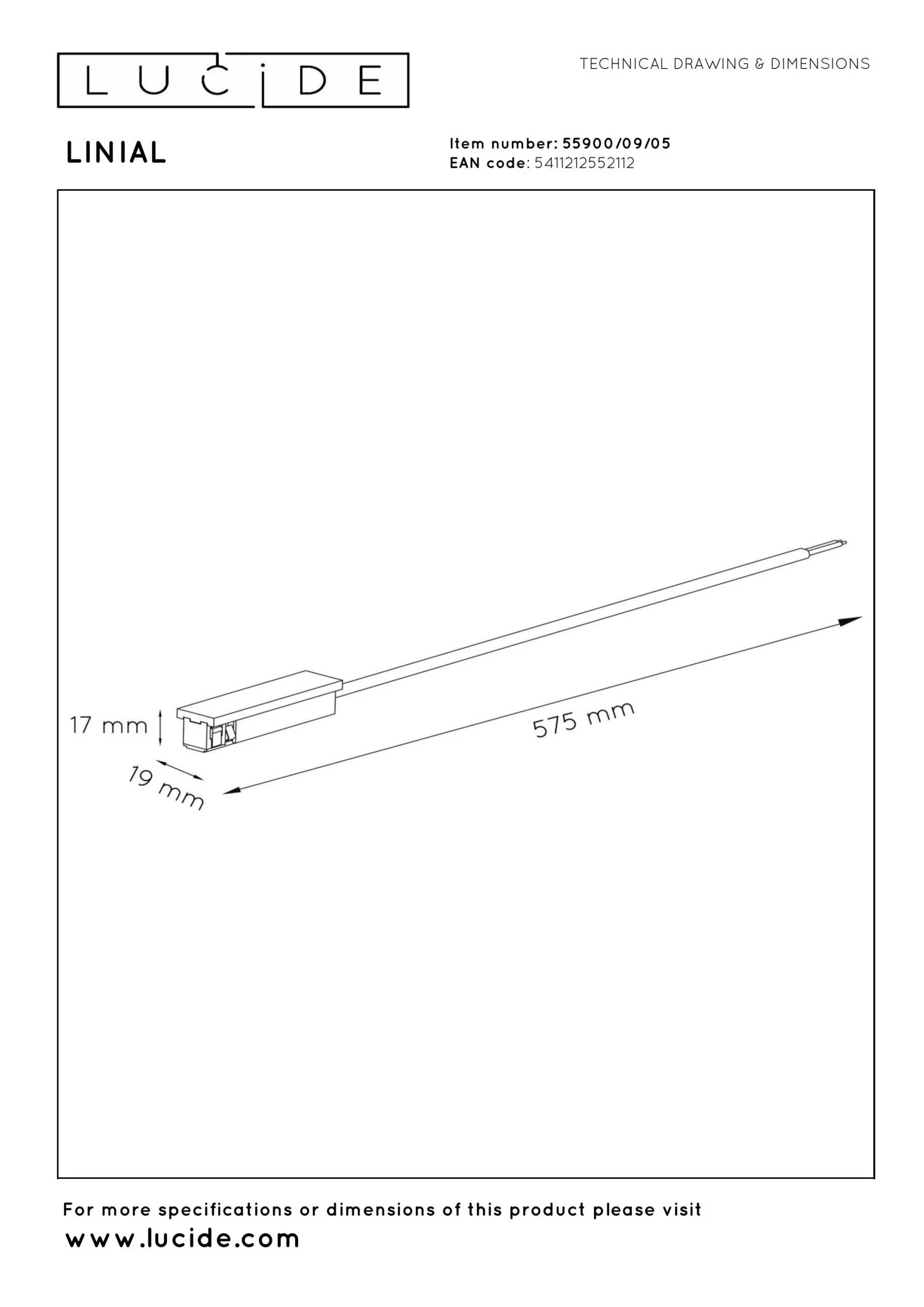 Lucide Premium LINIAL Railverlichting - Champagne kleur - Image 4