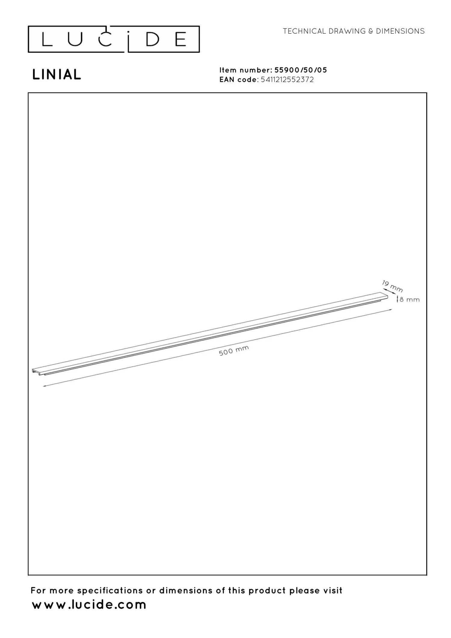 Lucide Premium LINIAL Railverlichting - Champagne kleur - Image 3