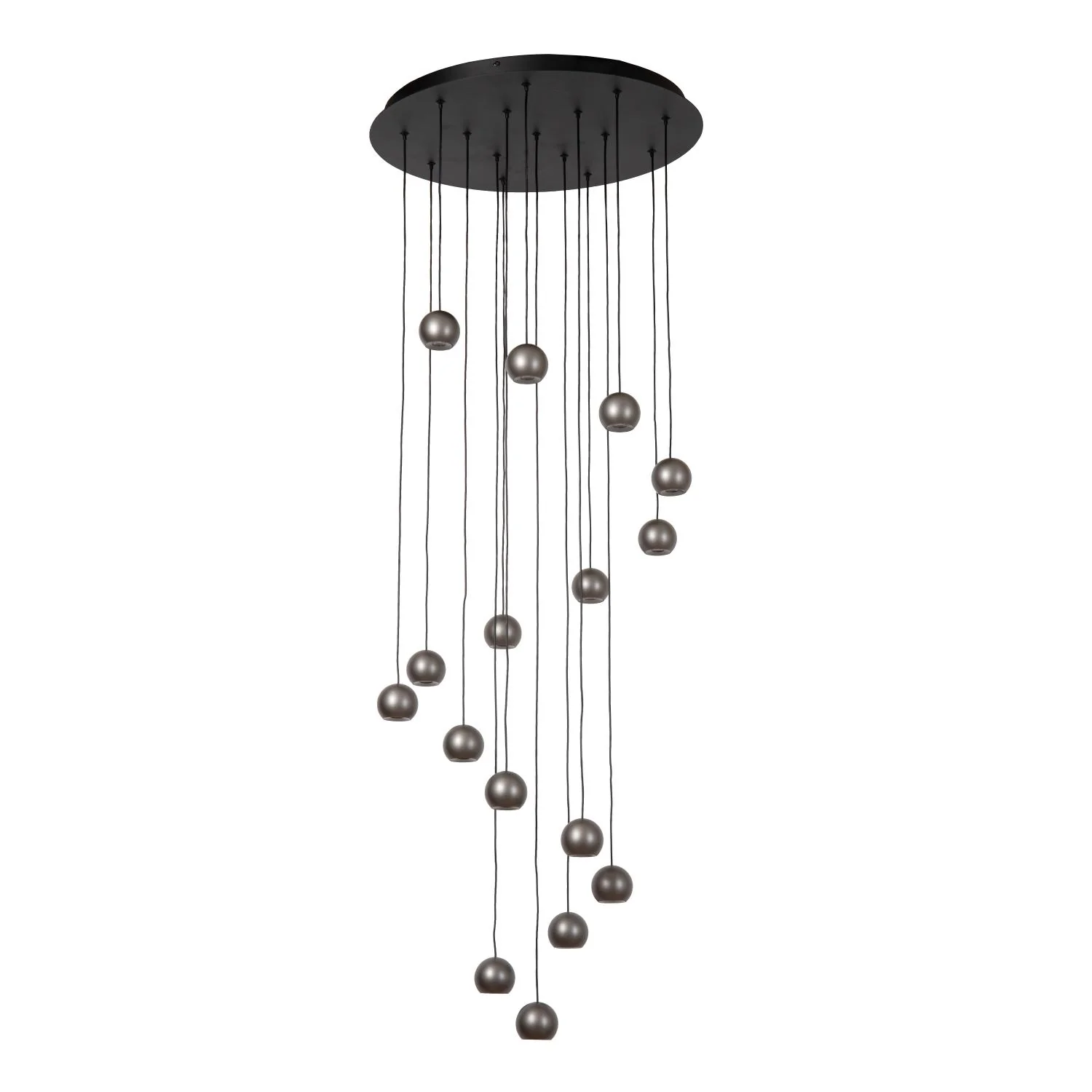 Lucide Premium MONTANA Hanglamp - Grijs ijzer - Image 5