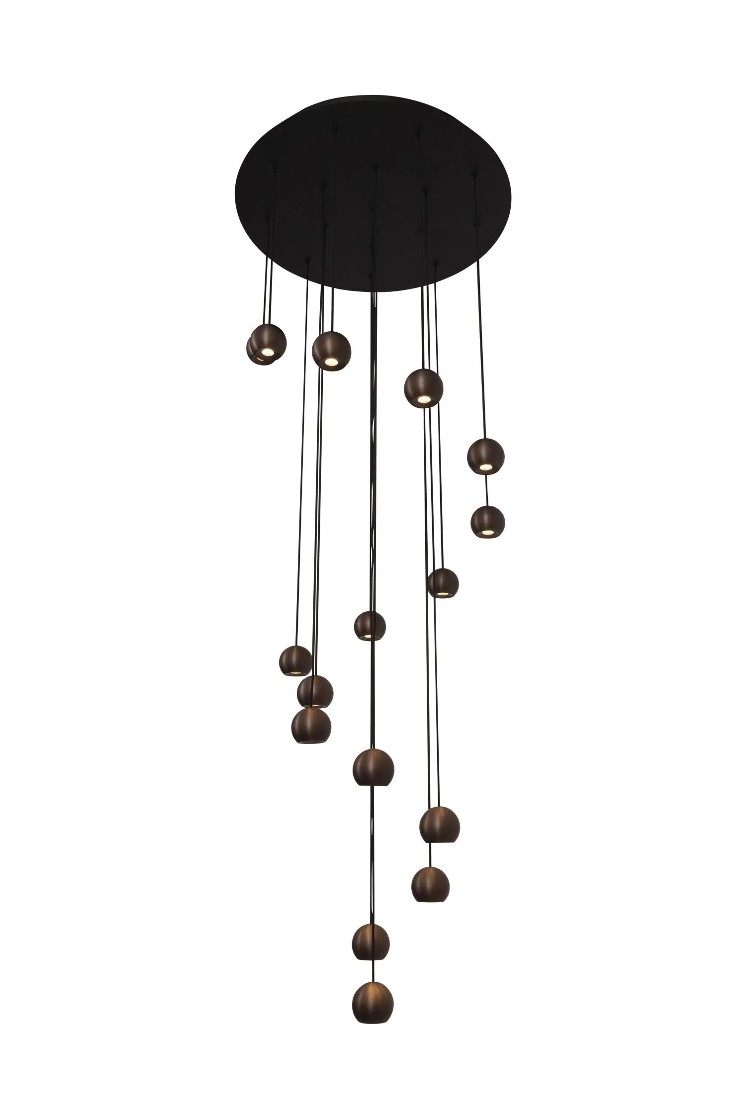 Lucide Premium MONTANA Hanglamp - Koffie - Image 7