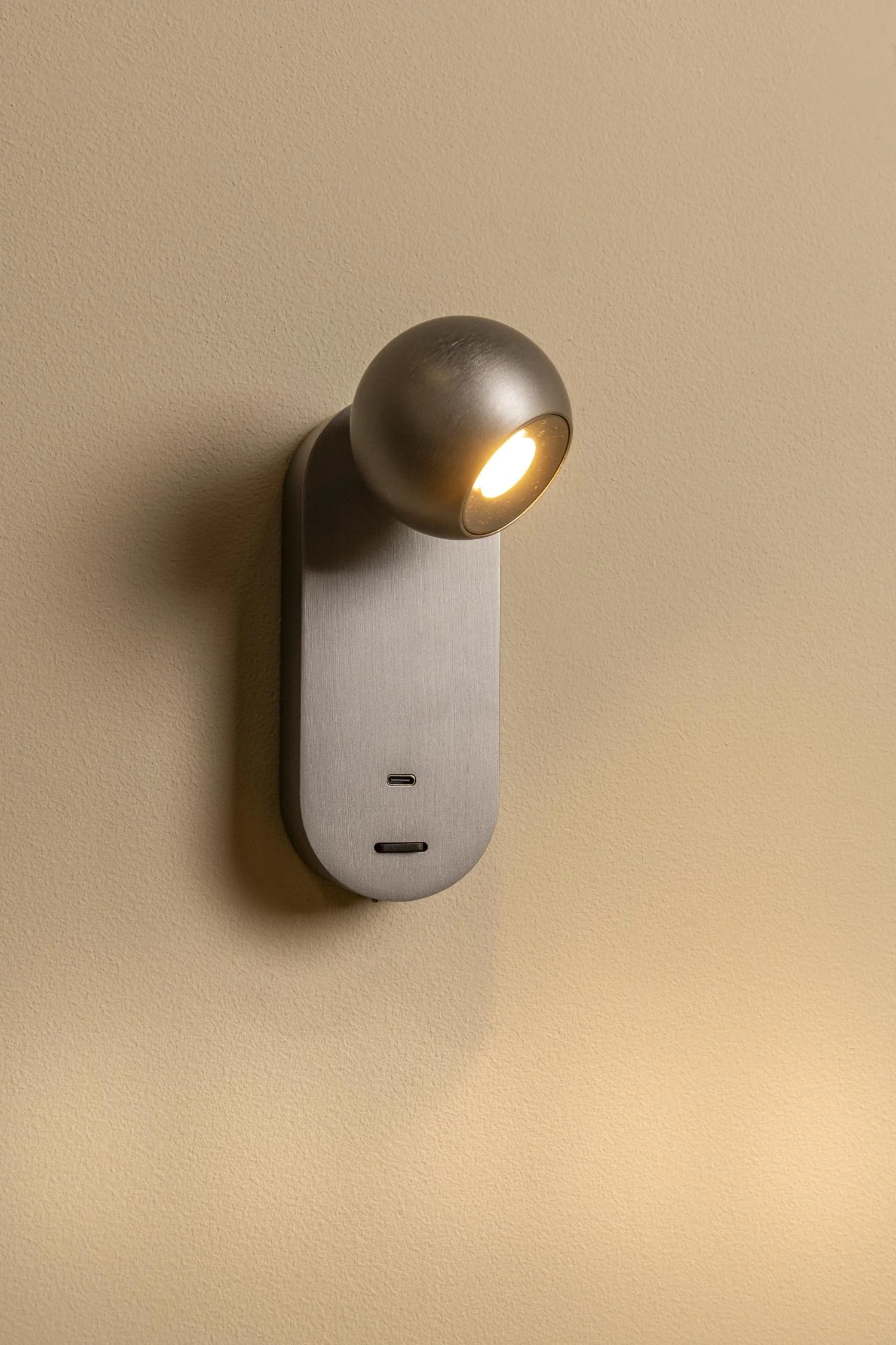 Lucide Premium MONTANA Wandlamp - Grijs ijzer - Image 5