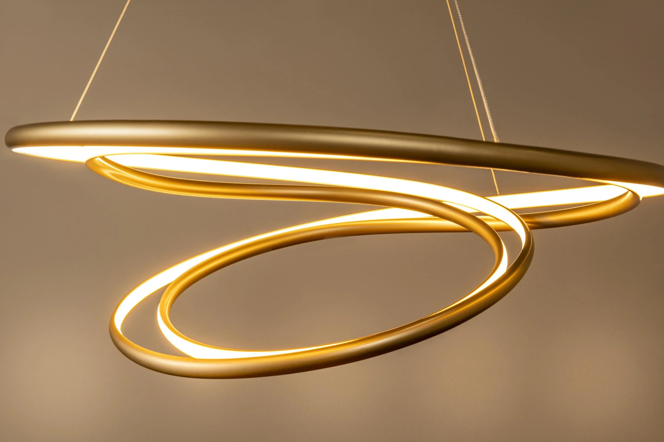 Lucide Premium SARDANA Hanglamp - Mat Goud | Messing - Image 5