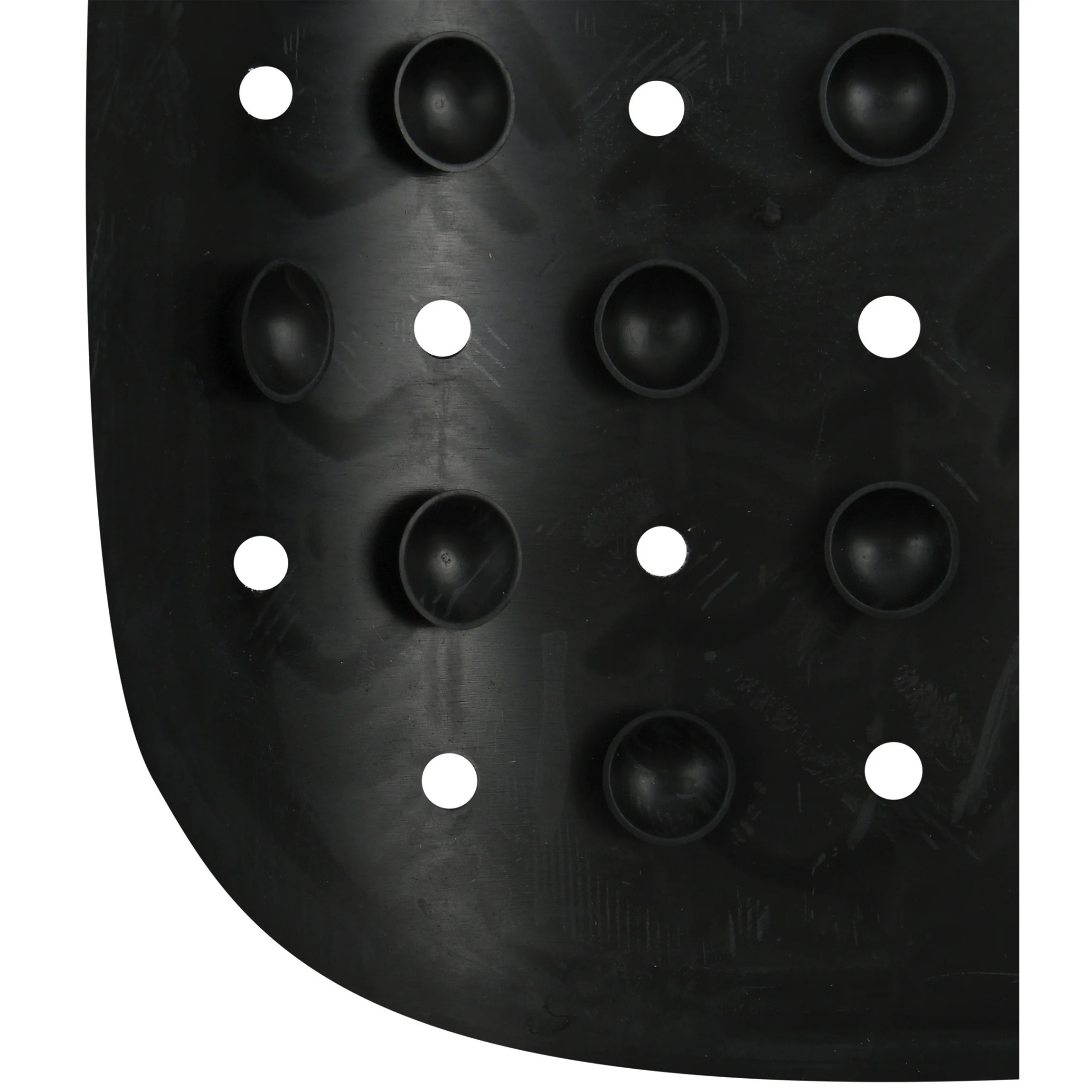 MSV Douche|bad anti-slip mat badkamer - rubber - zwart - 36 x 65 cm - Image 4