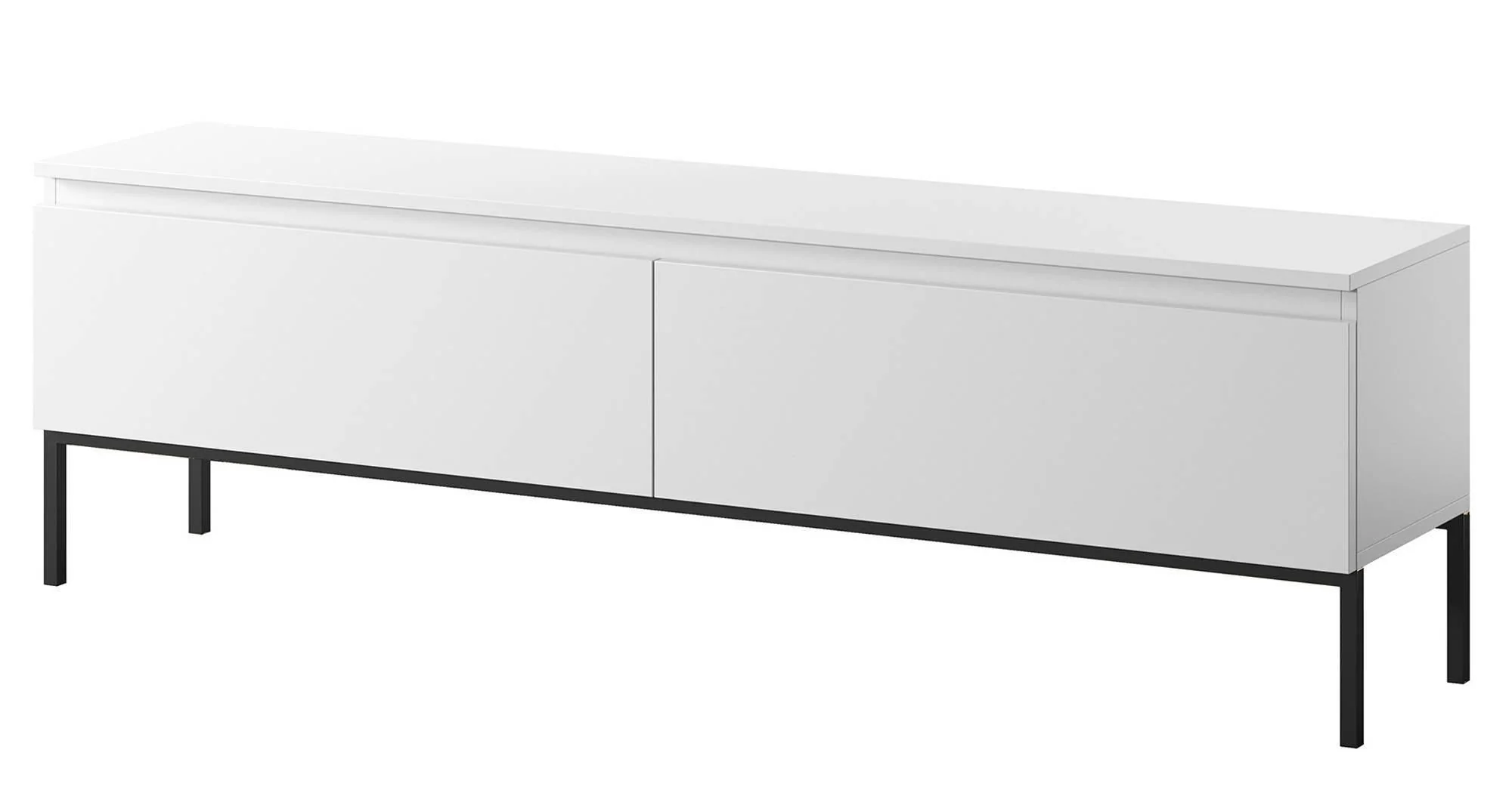 NADUVI Collection Kate Tv-Meubel - B 150 cm - Wit / Zwart - Image 3