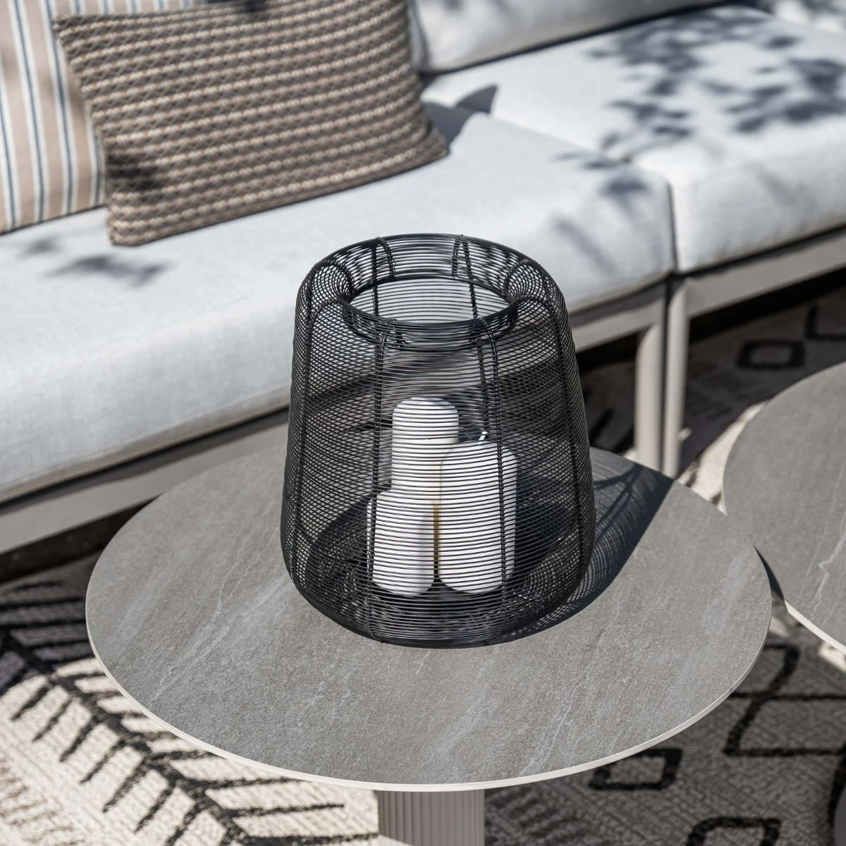 Nice lounge tuintafel - Ø60xH45 cm - taupe - Image 3