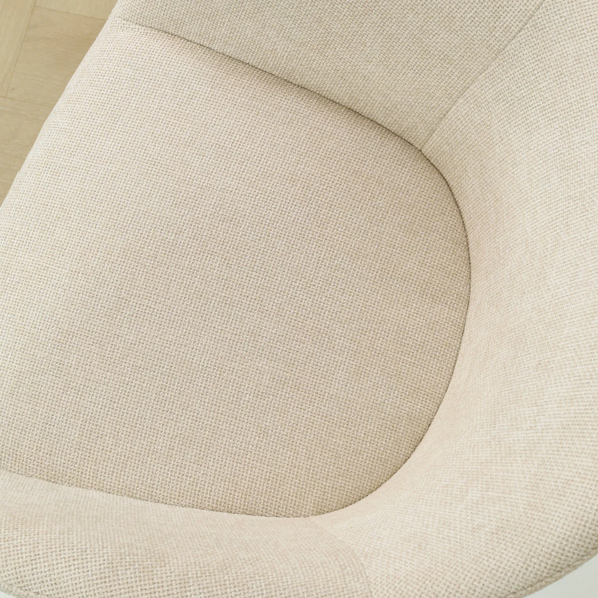 Nolon Nena-Otis Eetkamerstoel Cottonbeige - Zwart Houten Onderstel - Image 3
