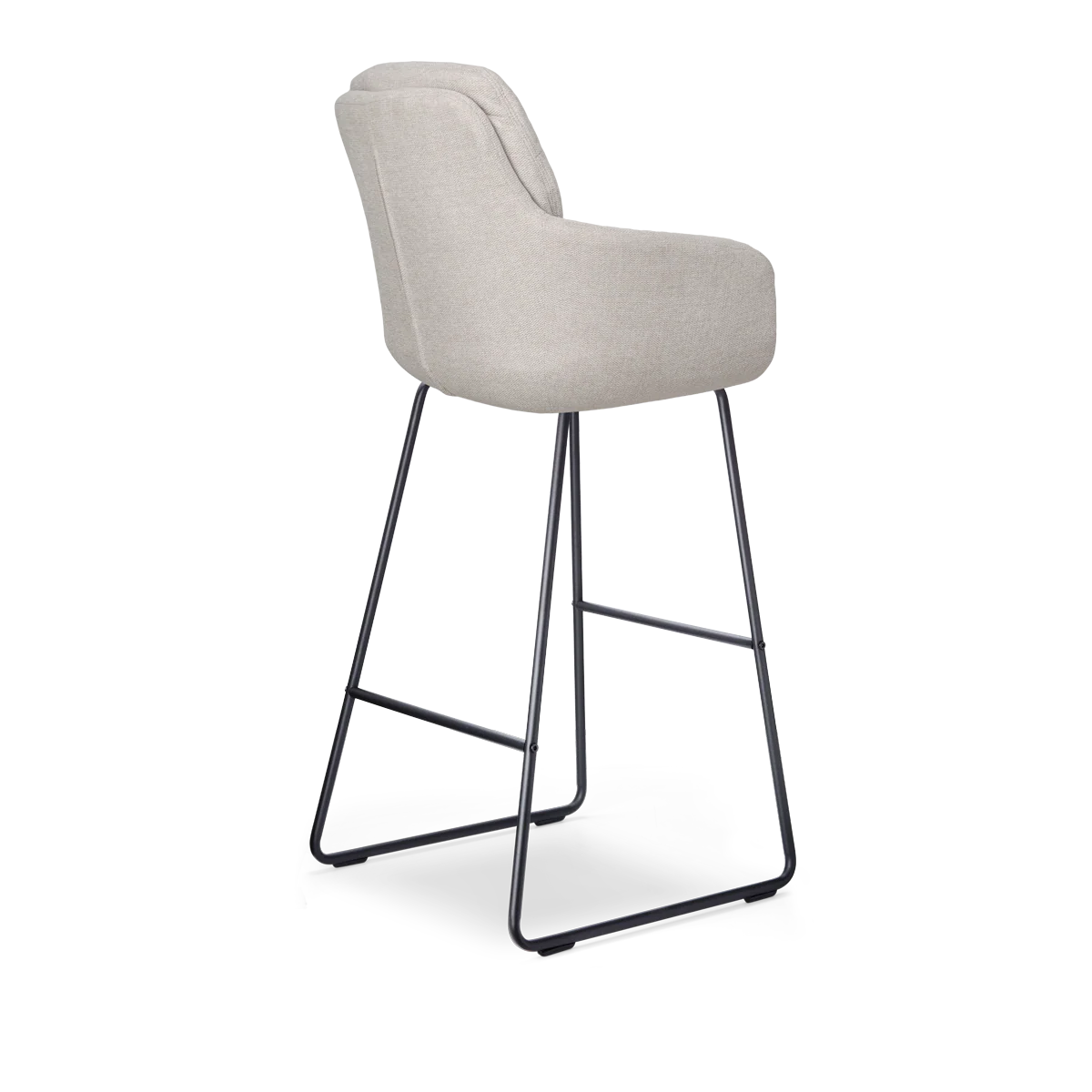 Nolon Nino-Mia Barkruk Beige - met Armleuning - Zwart - 75 cm - Image 5