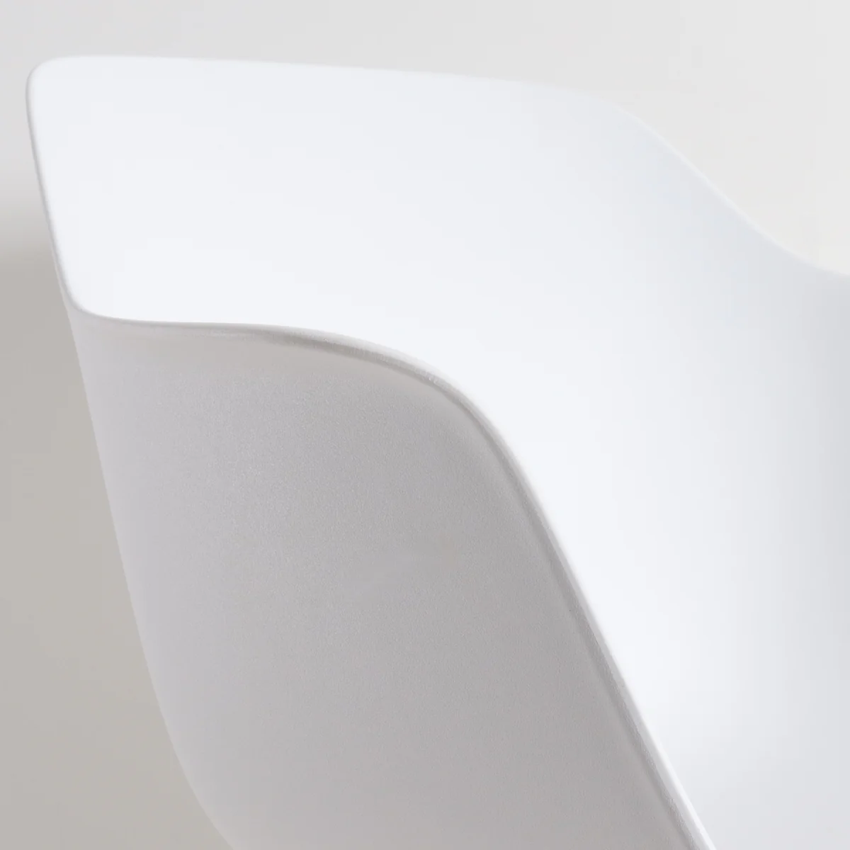 Nolon Noa-Puk Eetkamerstoelen Set van 2 - Wit - Zwart Onderstel - Image 7