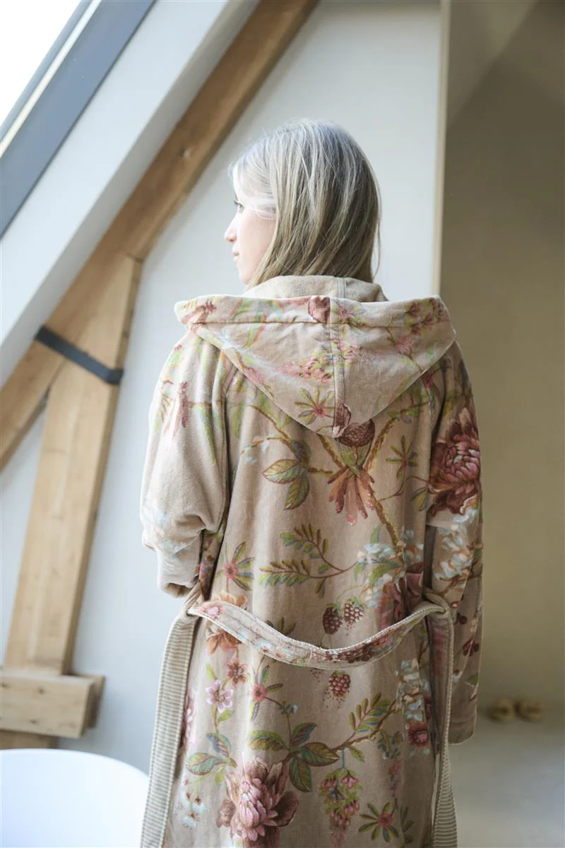 Pip Studio Secret Garden Badjas - Khaki - XS - Image 5