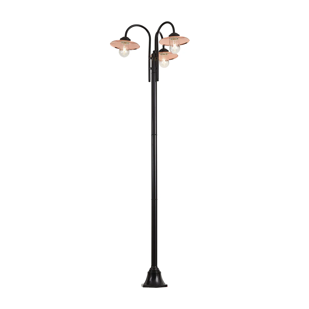 QAZQA Buitenlamp koper 235cm 3-lichts IP44 - Munich - Image 7