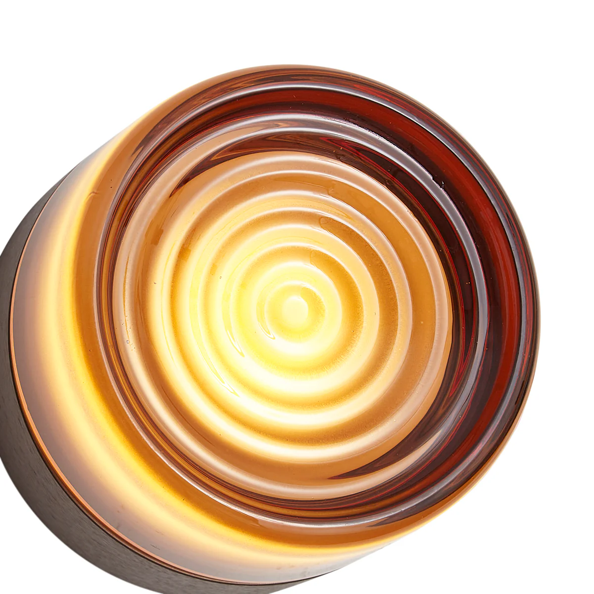 QAZQA Design wandlamp donkerbrons met amber glas IP44 - Michele - Image 3