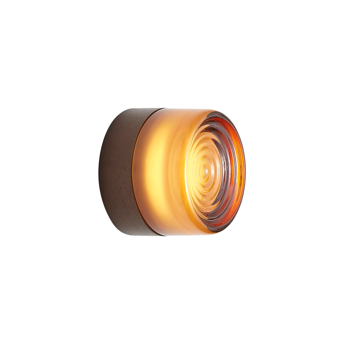 QAZQA Design wandlamp donkerbrons met amber glas IP44 - Michele - Image 7