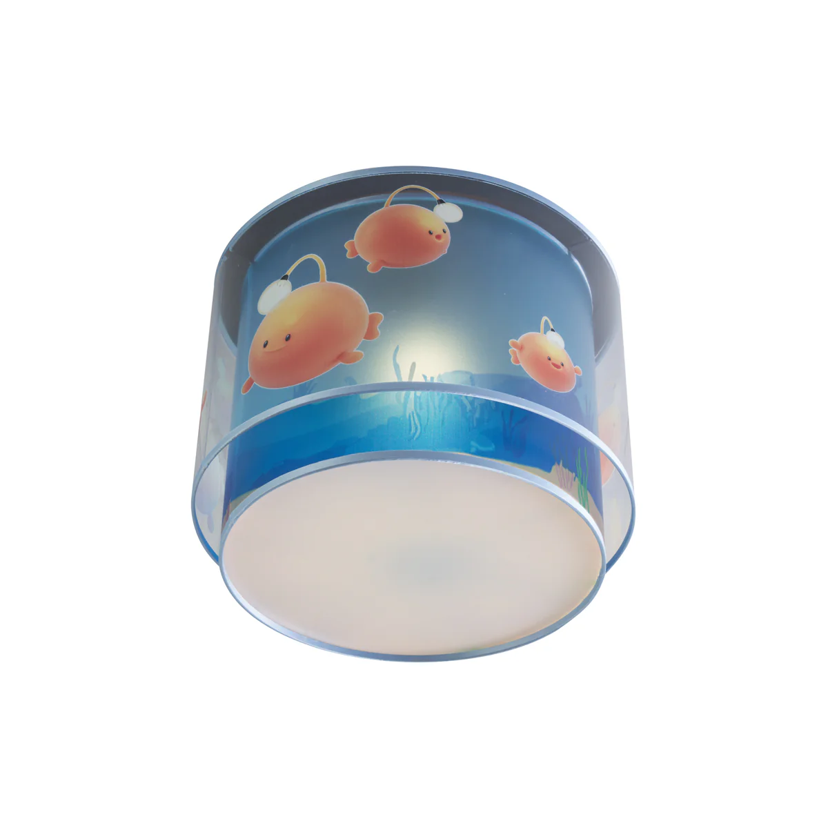 QAZQA Kinder plafondlamp blauw met bulby - Harrie meets Bulby - Image 6