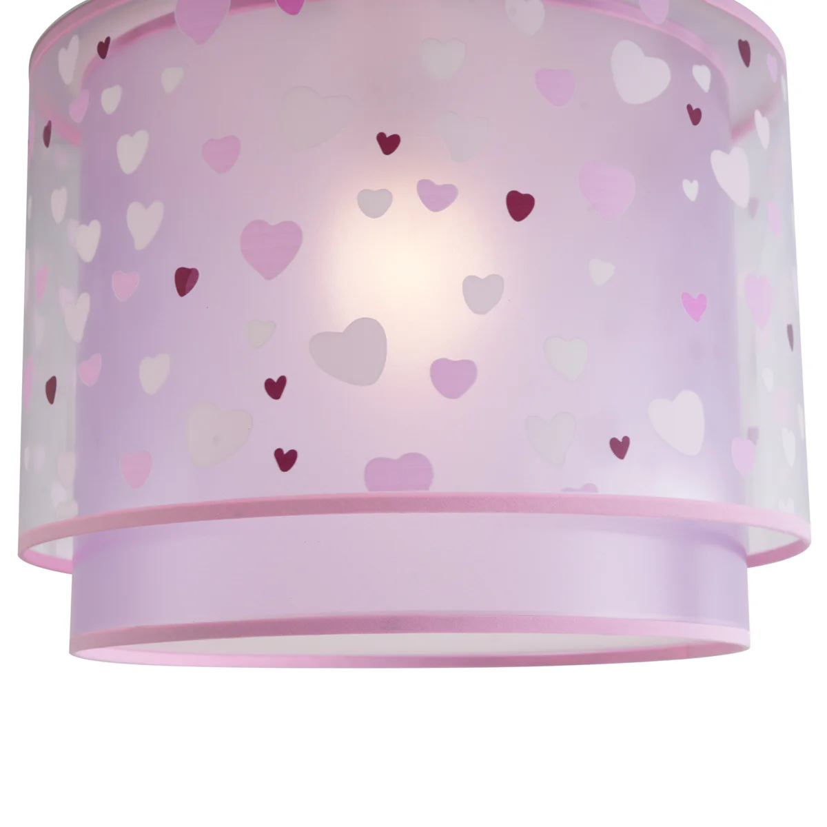 QAZQA Kinder plafondlamp roze met hartjes - Harrie in Love - Image 3