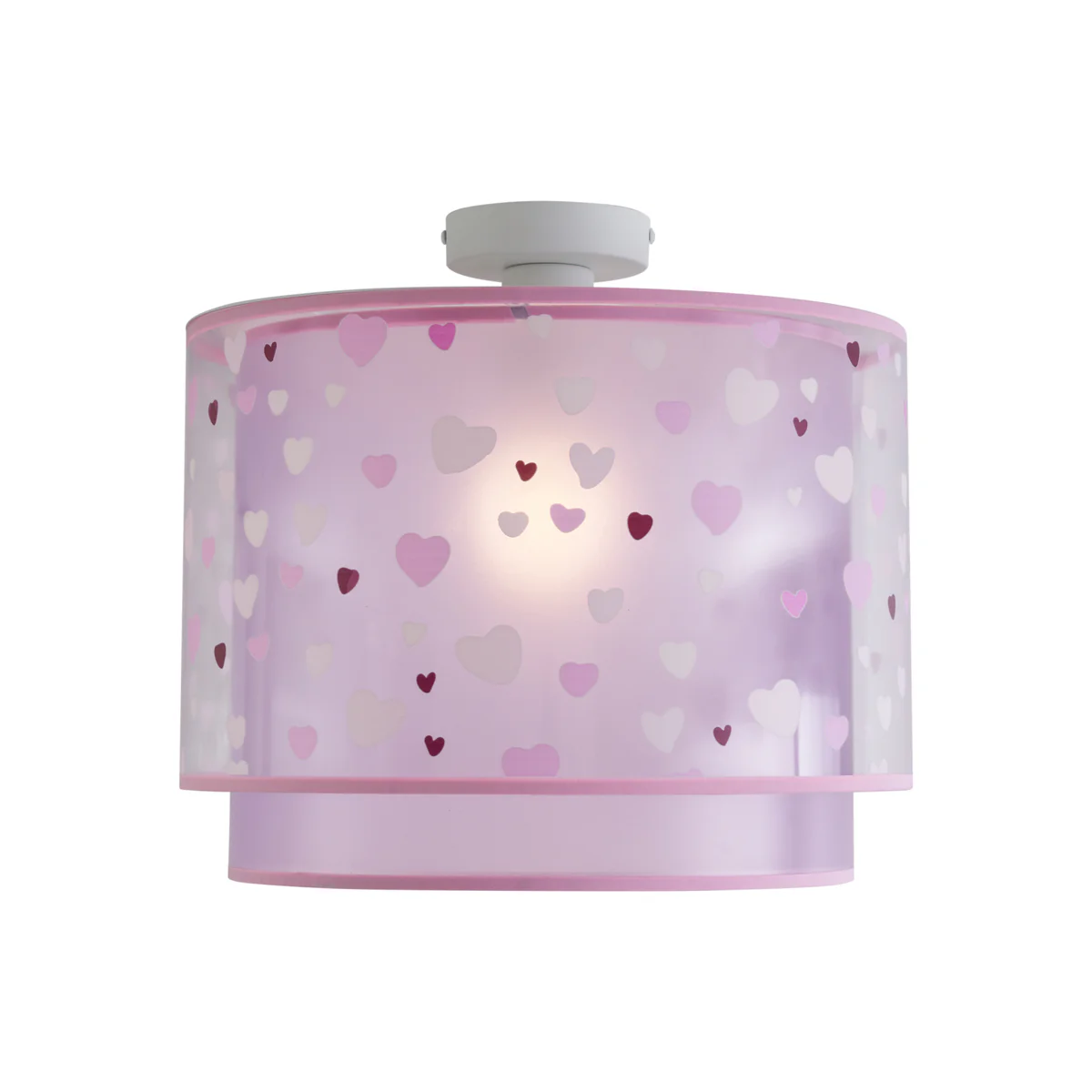 QAZQA Kinder plafondlamp roze met hartjes - Harrie in Love - Image 6