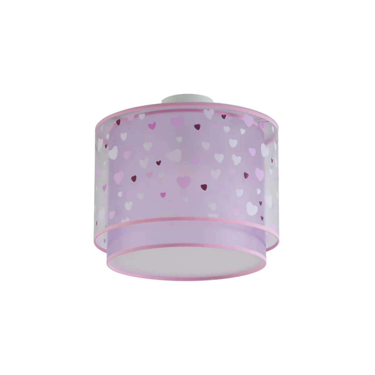 QAZQA Kinder plafondlamp roze met hartjes - Harrie in Love - Image 9