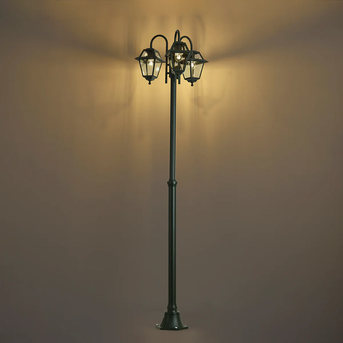 QAZQA Klassieke buiten lantaarn donker groen 235cm 3-lichts IP44 - - Image 10