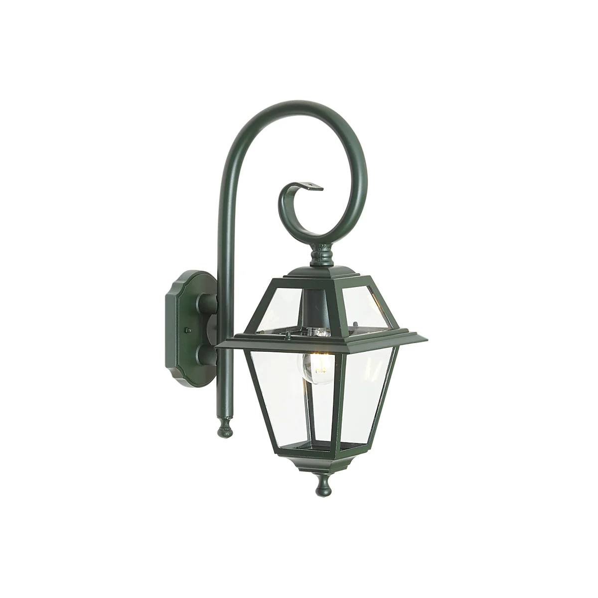 QAZQA Klassieke buiten wandlantaarn donker groen  IP44 - Berta - Image 7