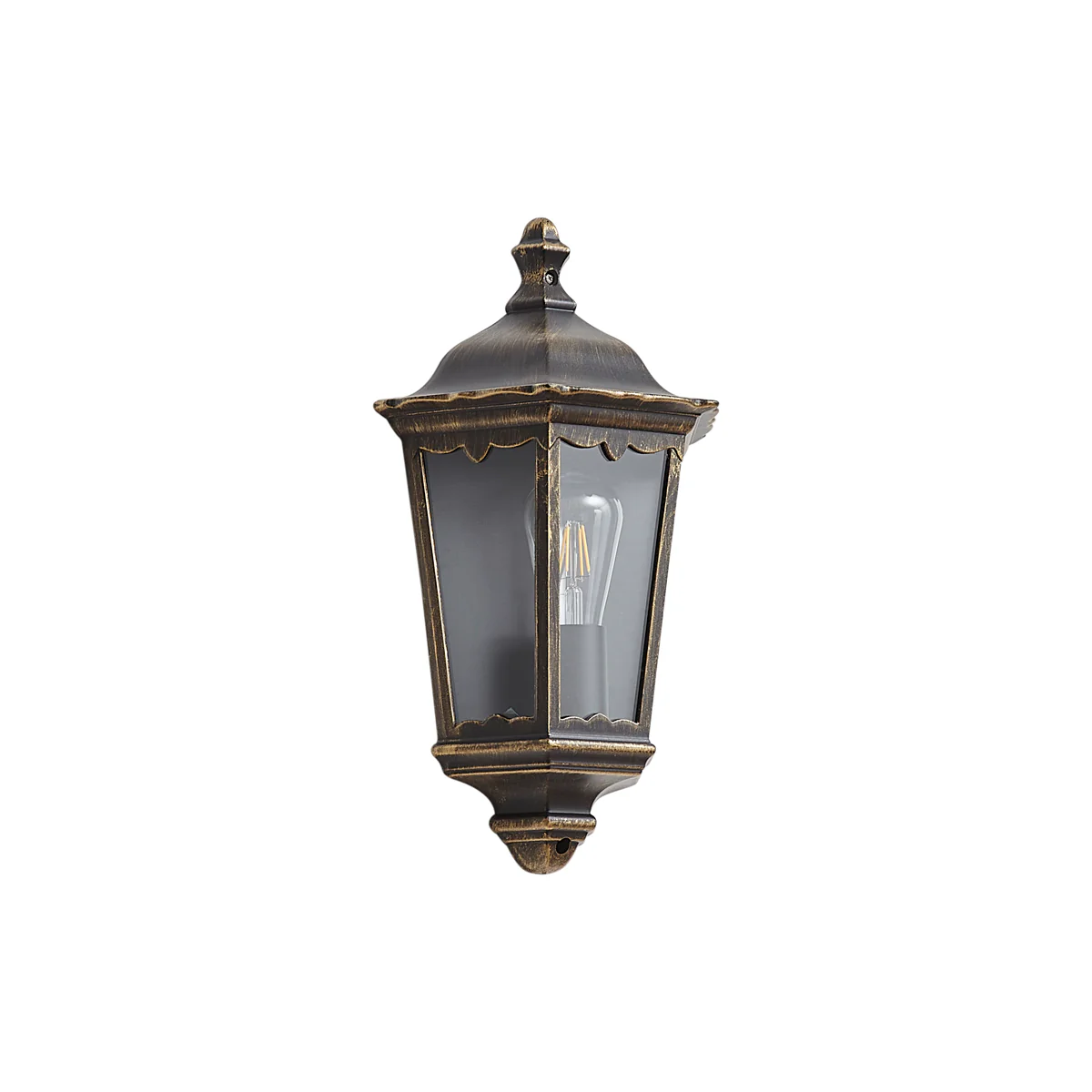 QAZQA Klassieke buiten wandlantaarn goud IP44 - Havana half - Image 10