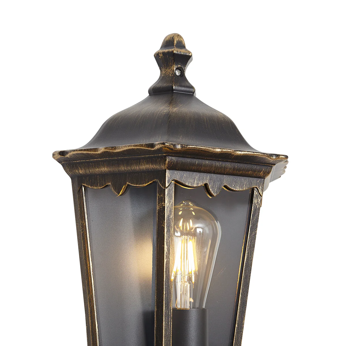 QAZQA Klassieke buiten wandlantaarn goud IP44 - Havana half - Image 3
